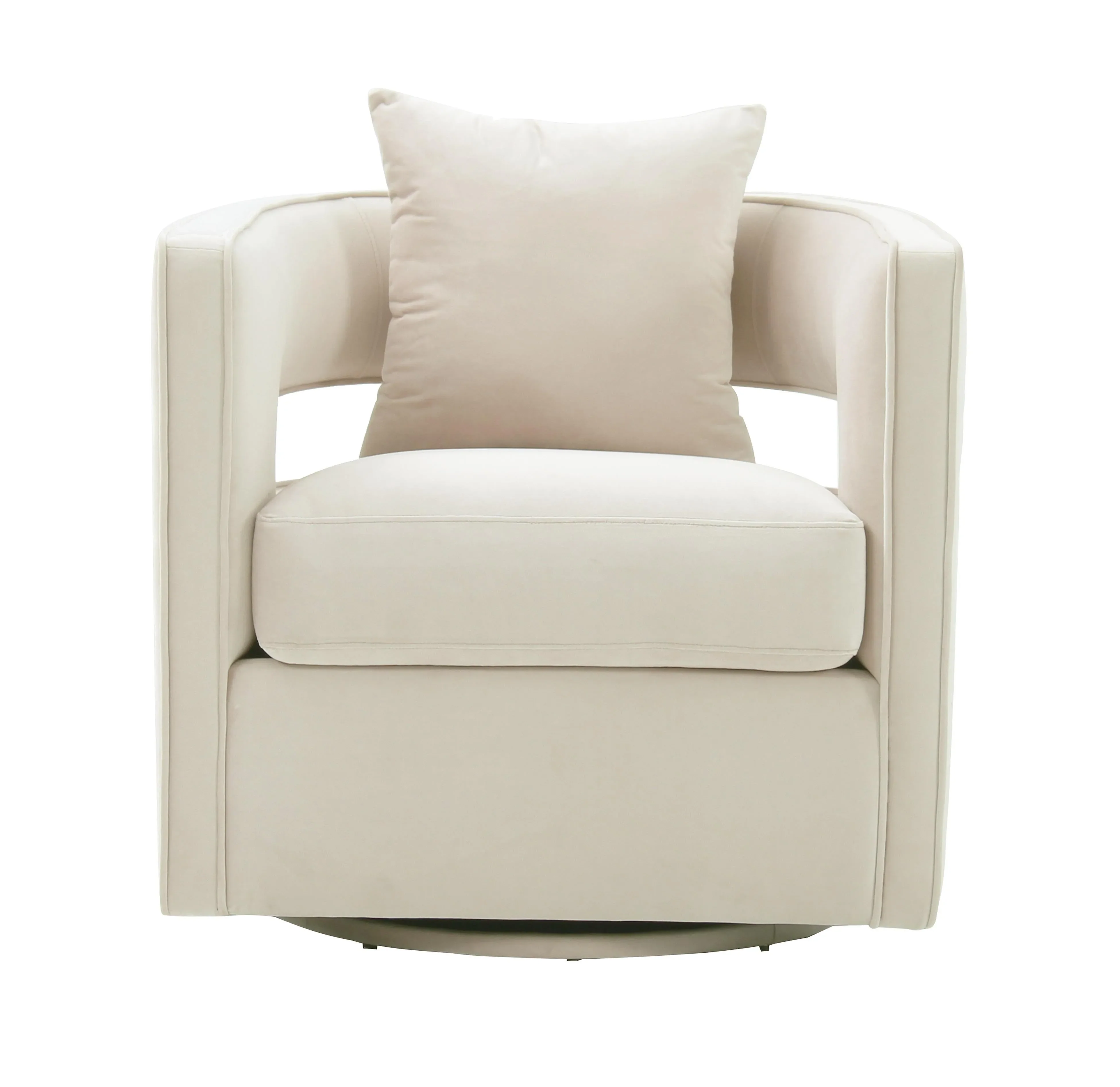 Kennedy Velvet Swivel Accent Chair - Image 36