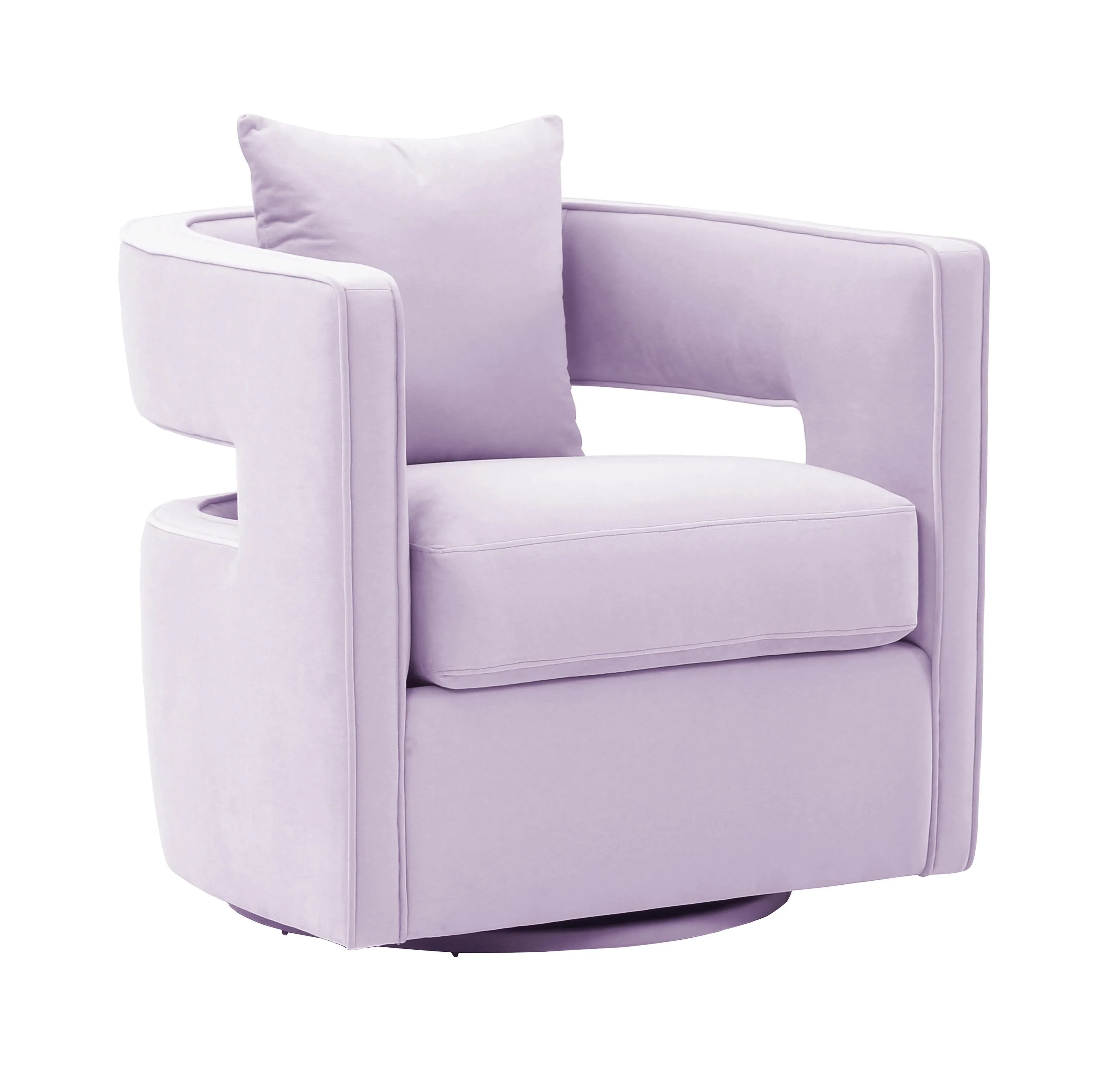 Kennedy Velvet Swivel Accent Chair - Image 41
