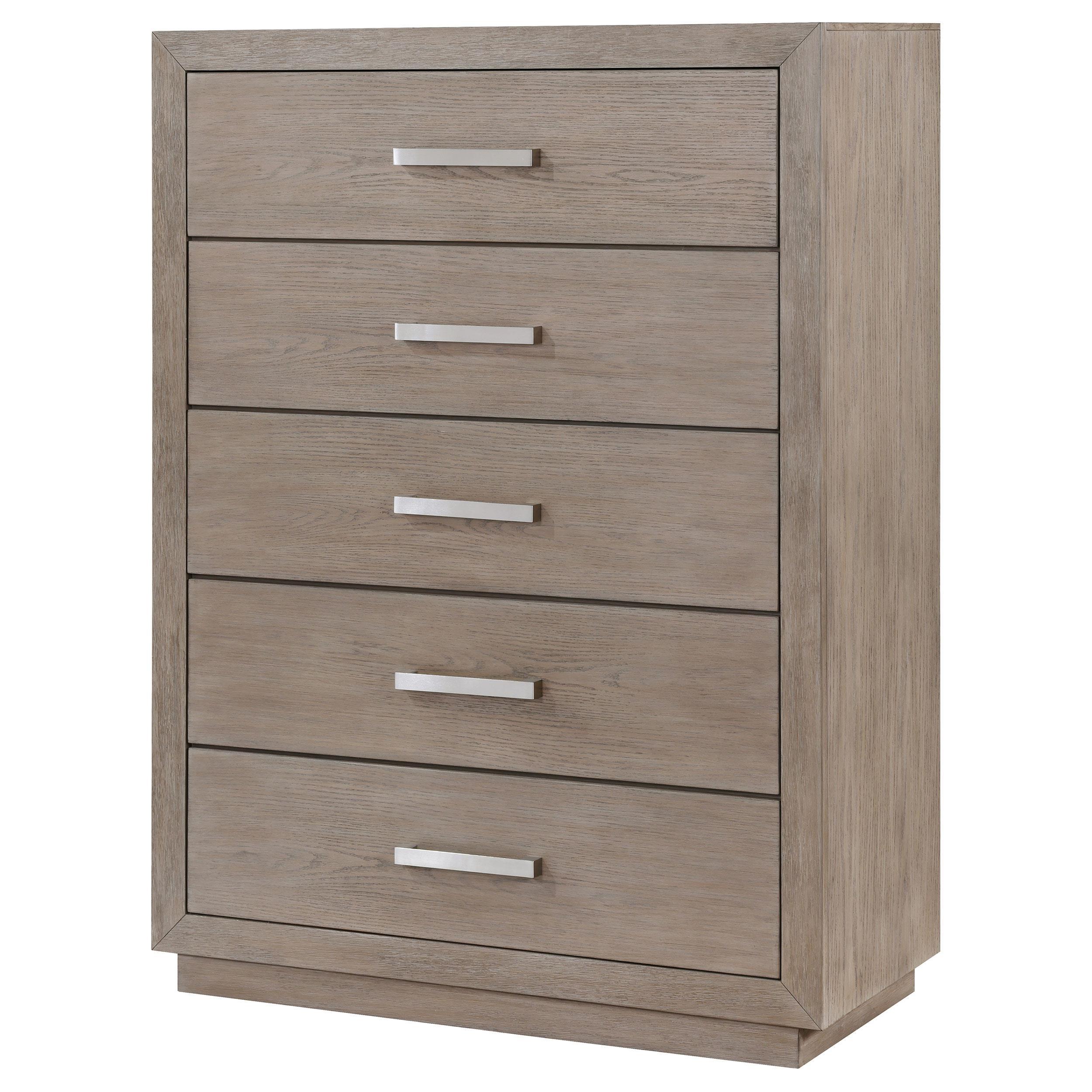 Kenora 5-drawer Bedroom Chest Barley Brown - Image 3
