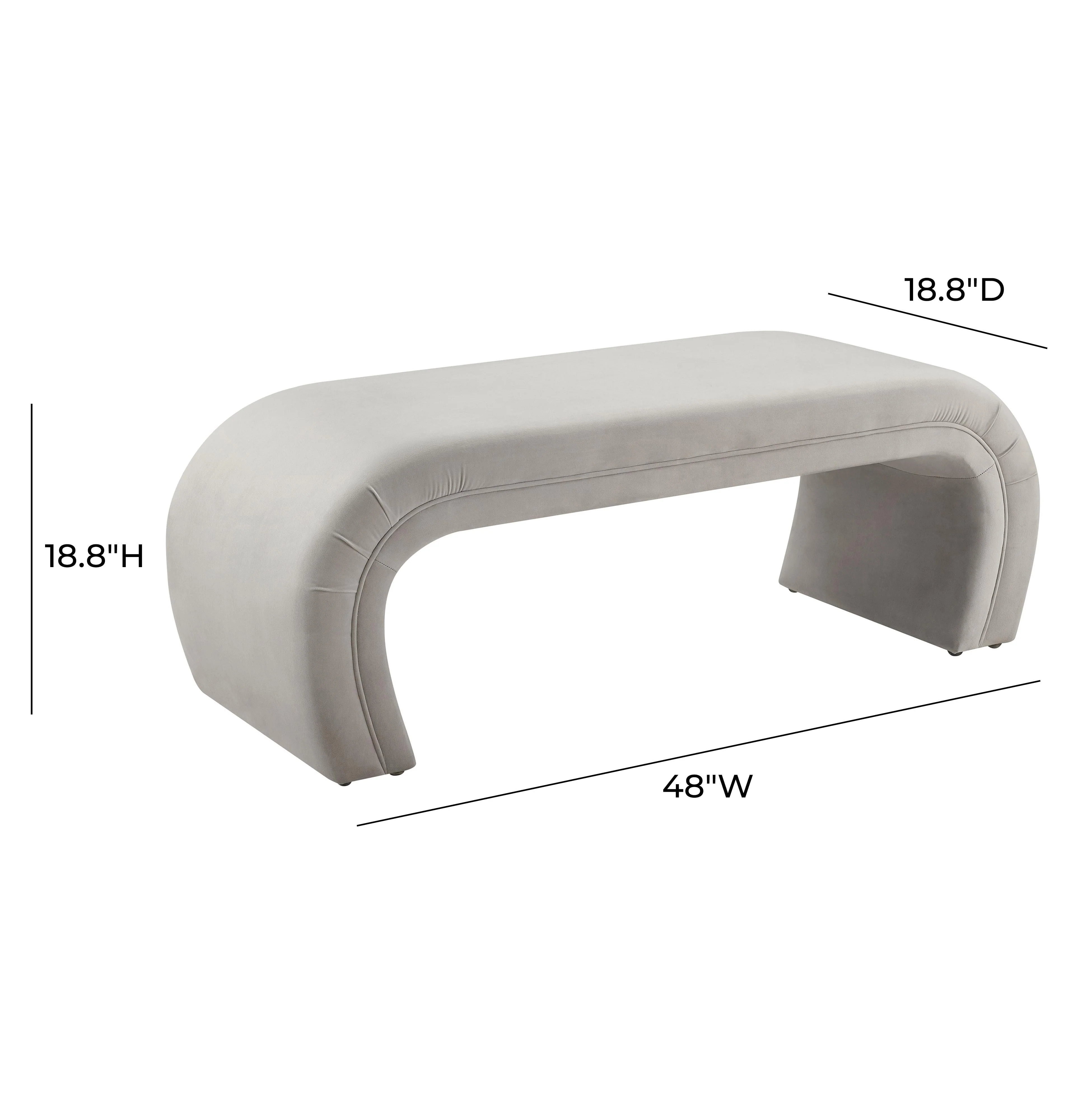 Kenya Velvet Bench - Image 13
