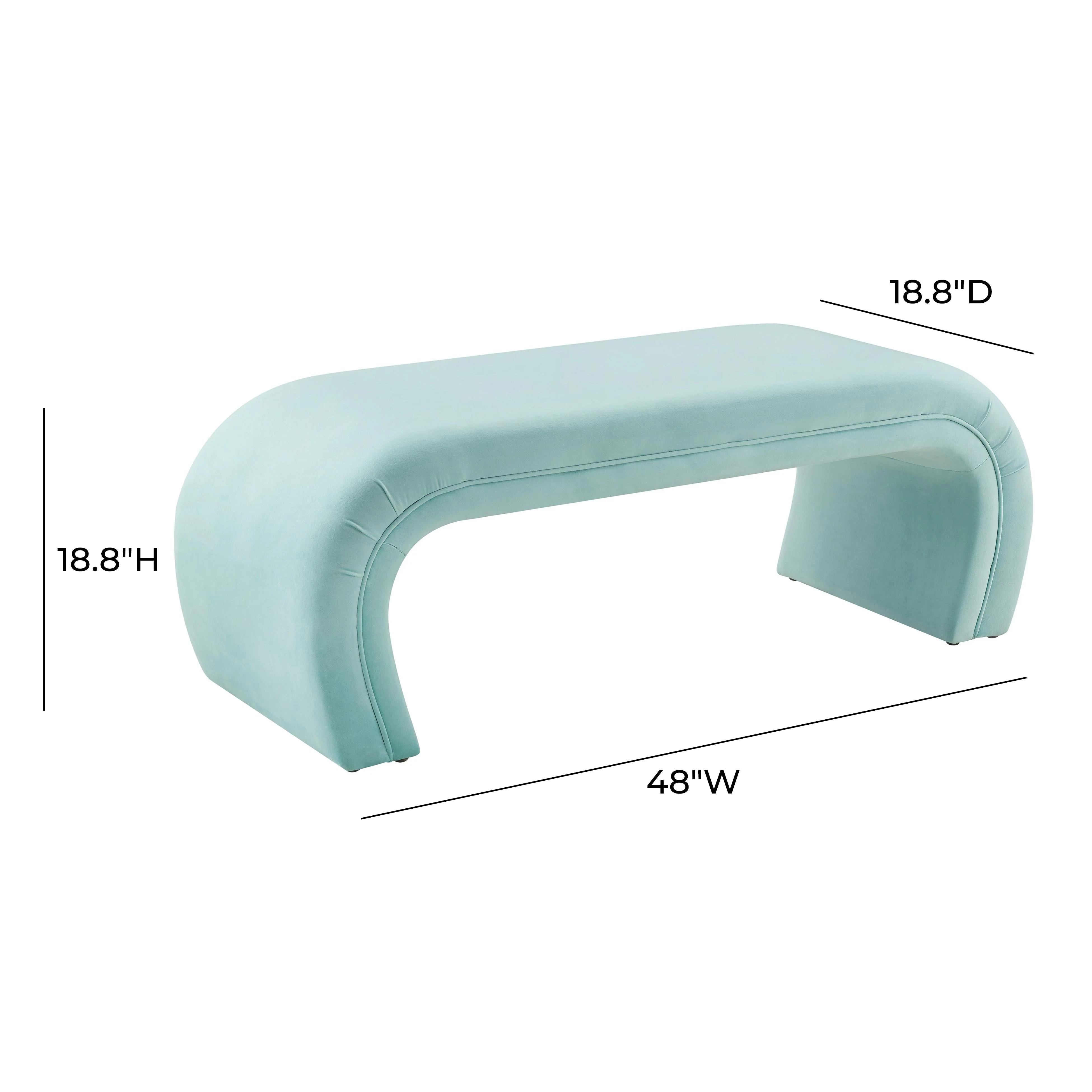 Kenya Velvet Bench - Image 21