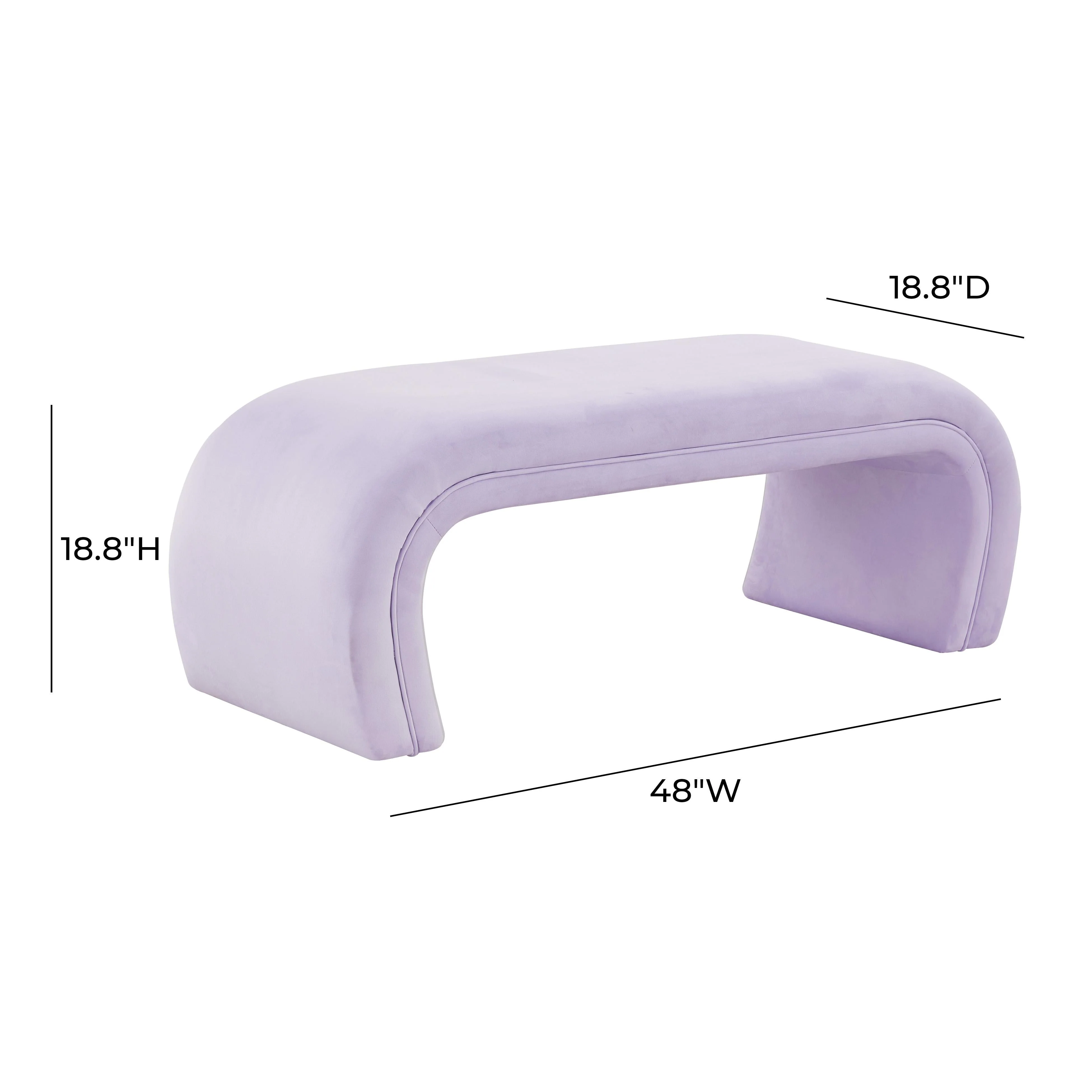 Kenya Velvet Bench - Image 40