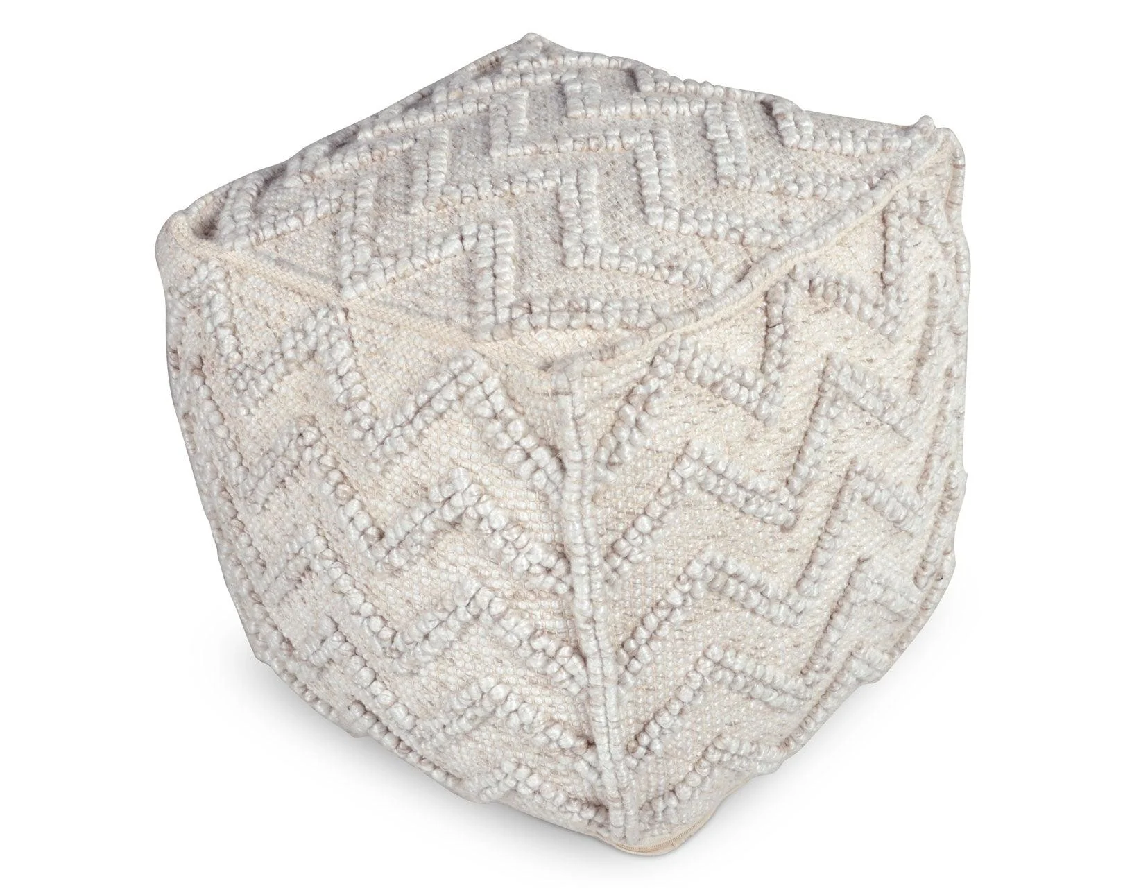 Kenzari Handwoven Pouf - Image 2