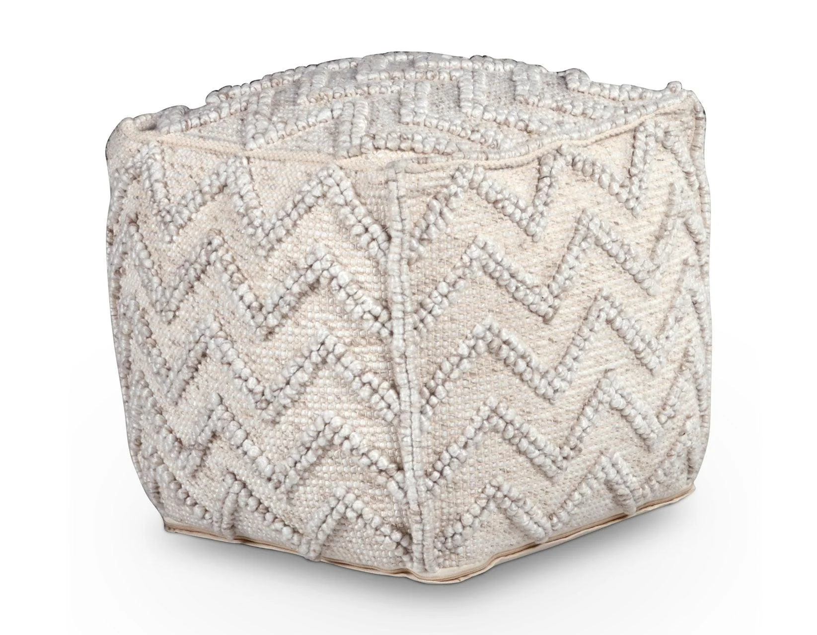 Kenzari Handwoven Pouf - Image 3