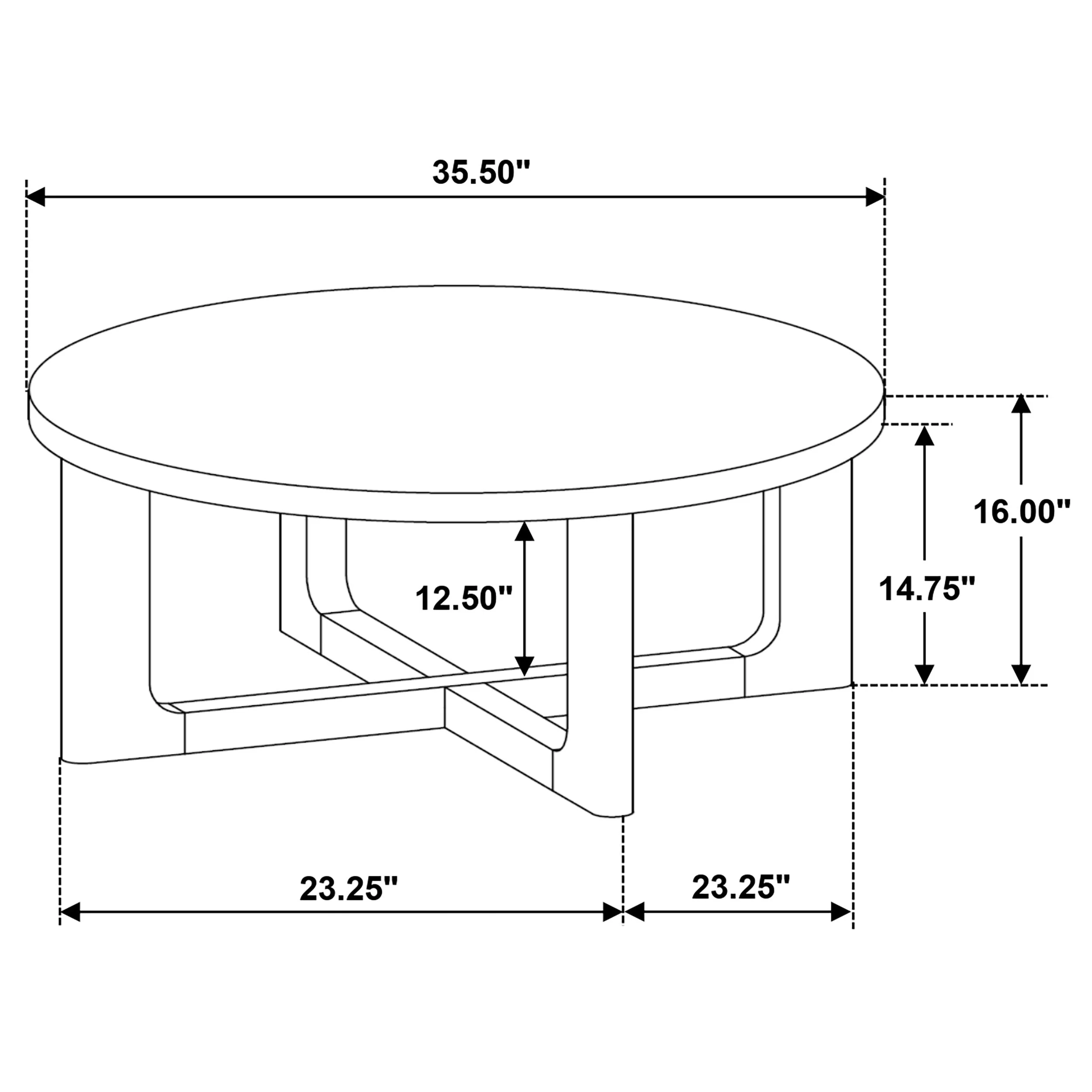 Kessler Light Oak 2-piece Round Sculptural Wood Coffee Table Set - Image 14