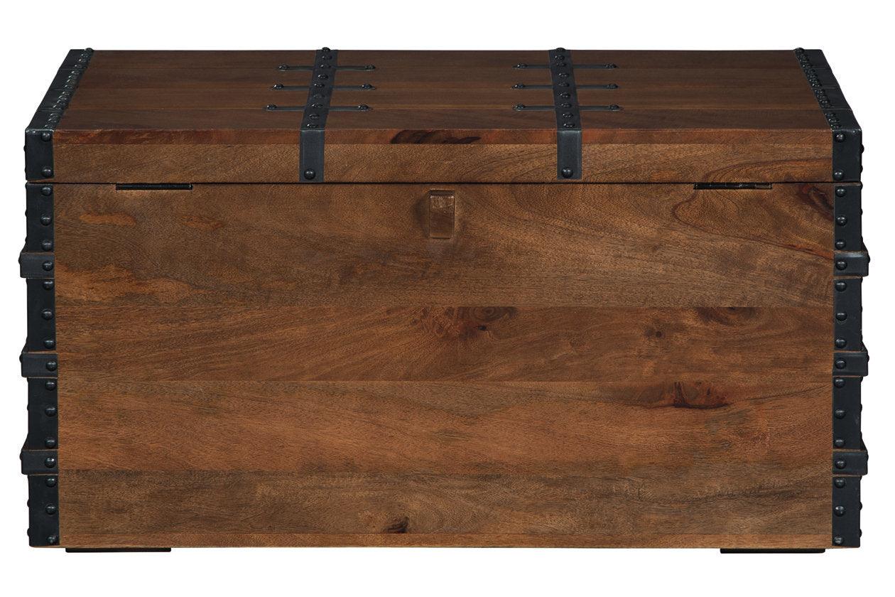 Kettleby Brown Storage Trunk - Image 8