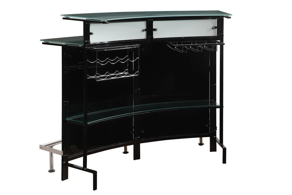 Keystone Black Glass Top Bar Unit - Image 3