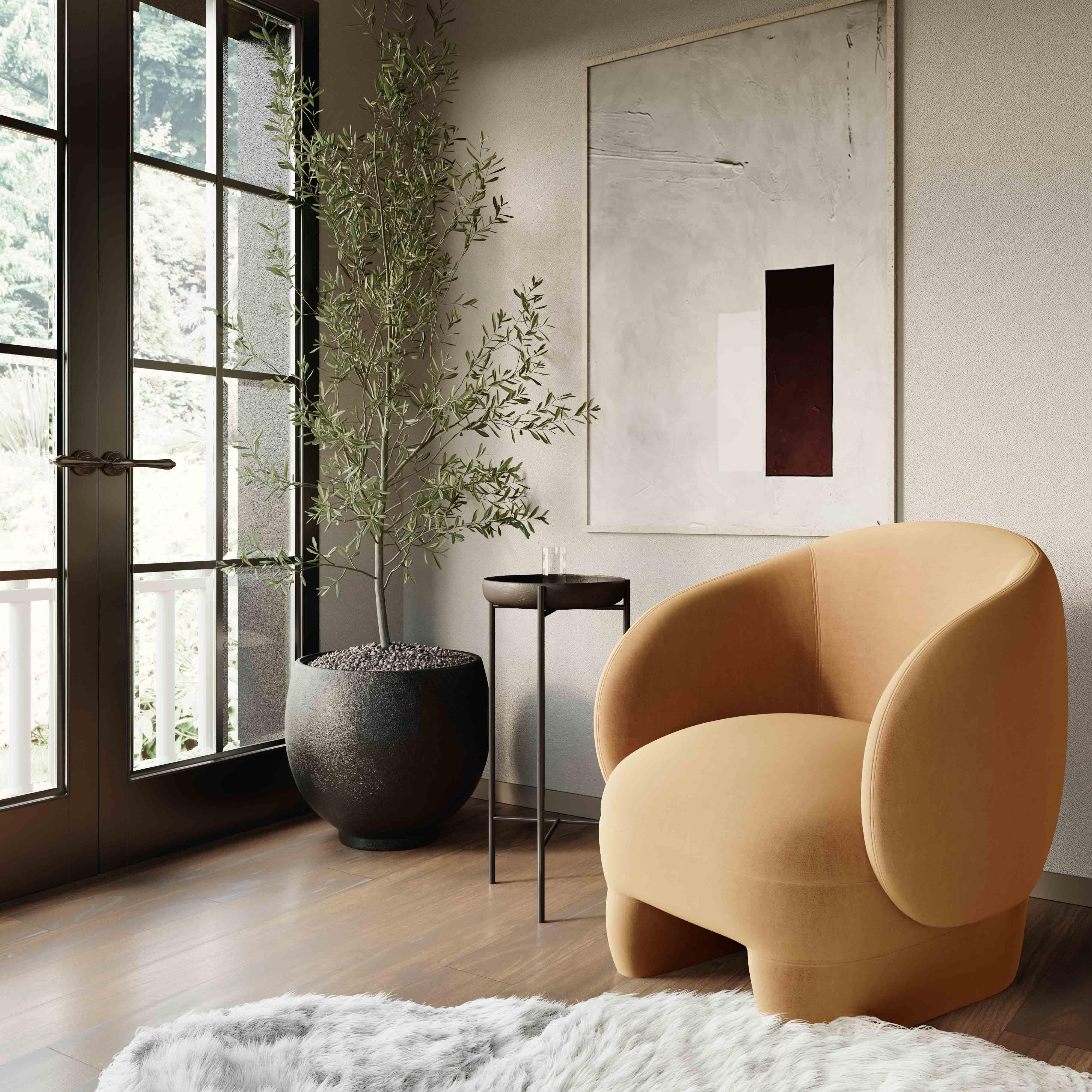 Kiki Velvet Accent Chair - Image 14