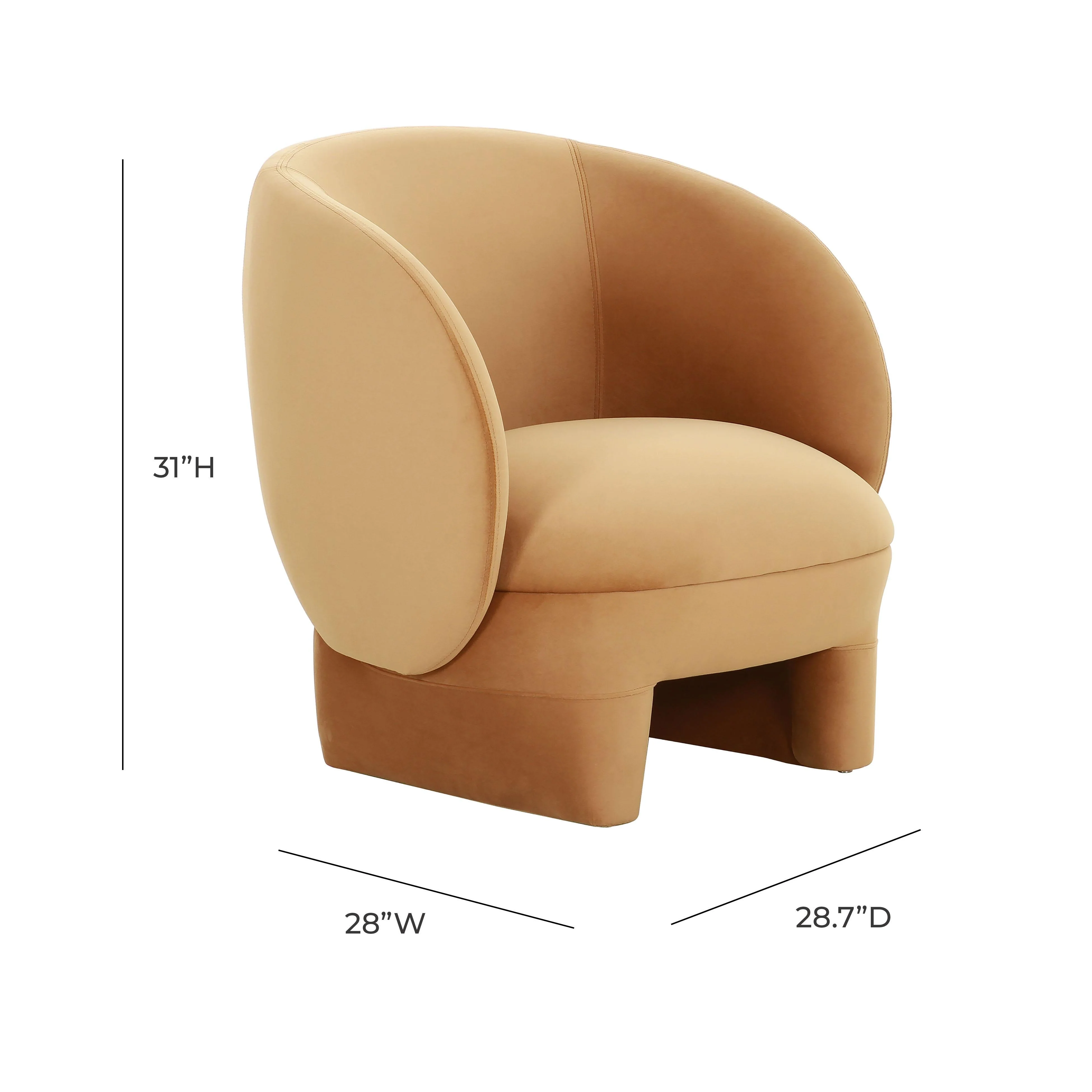 Kiki Velvet Accent Chair - Image 18