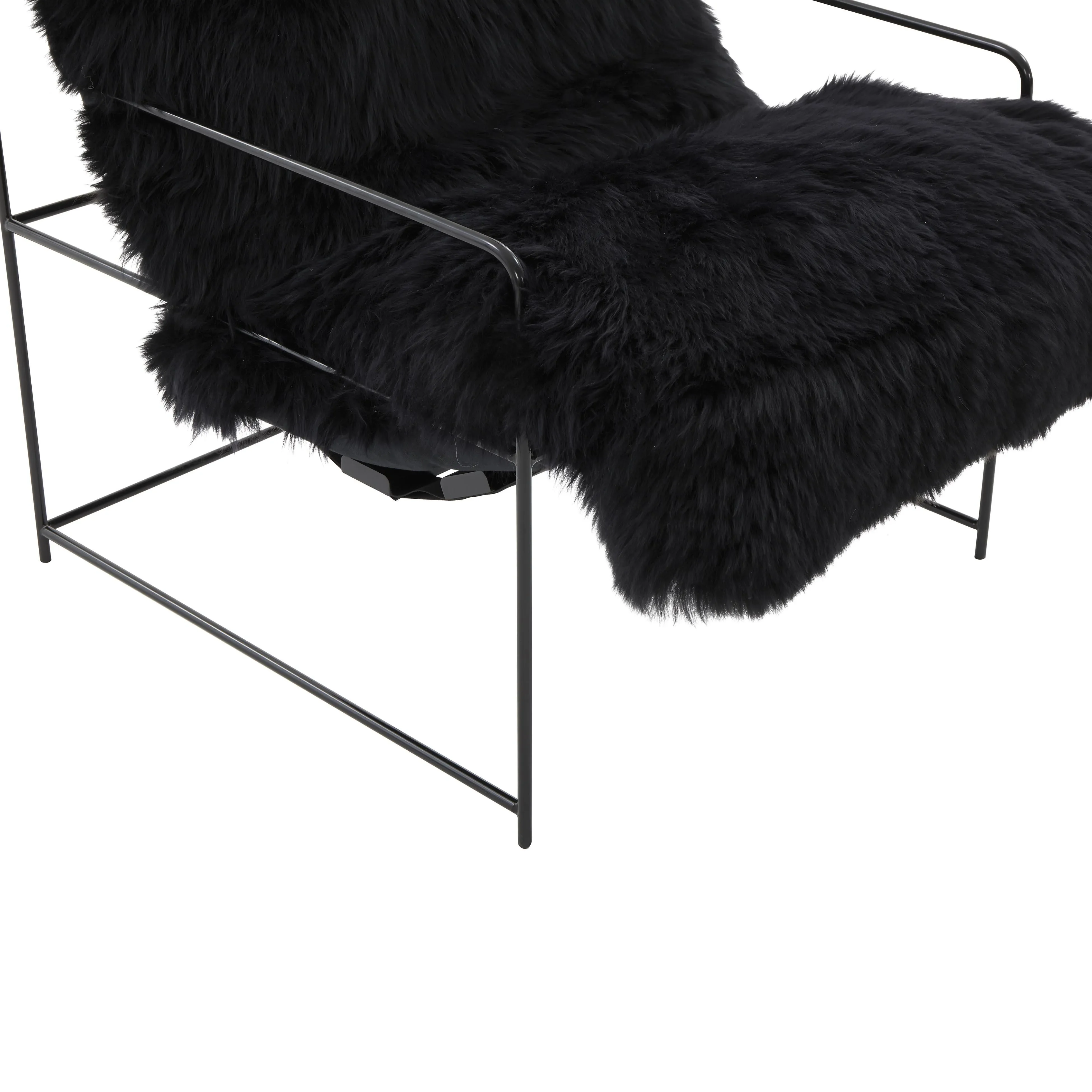 Kimi Genuine Sheepskin Accent Chair - Image 12