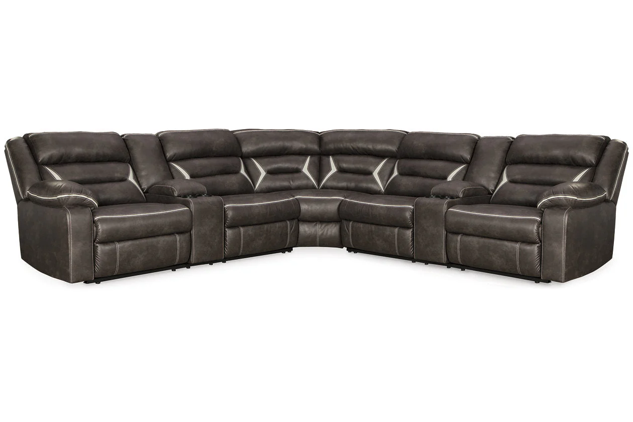 Kincord Midnight 3-Piece Power Reclining Sectional