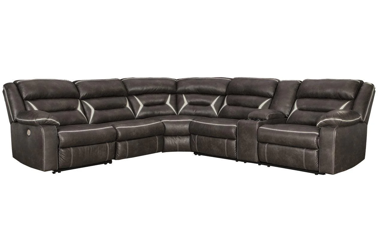 Kincord Midnight 4-Piece Power Reclining LAF Sectional - Image 5