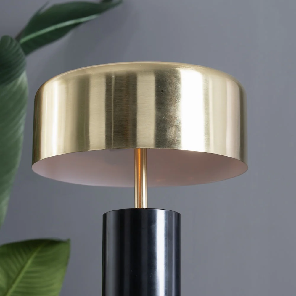 Kinetic Table Lamp - Gold outer and White inner - Image 5