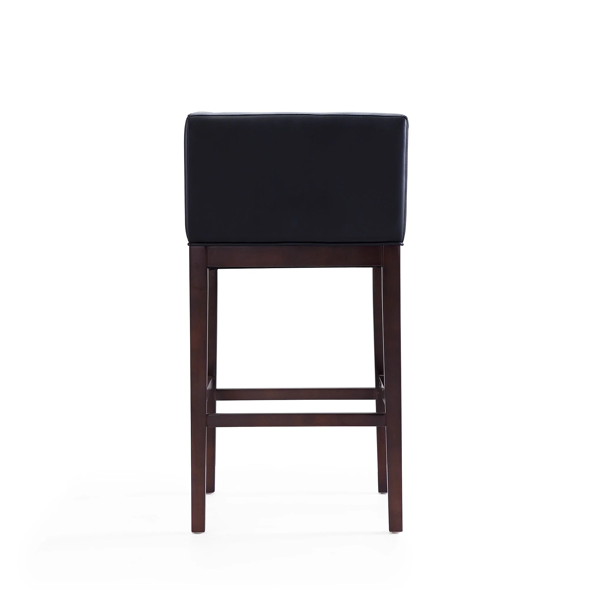 Kingsley Barstool in Black and Dark Walnut (set of 3) - Image 5