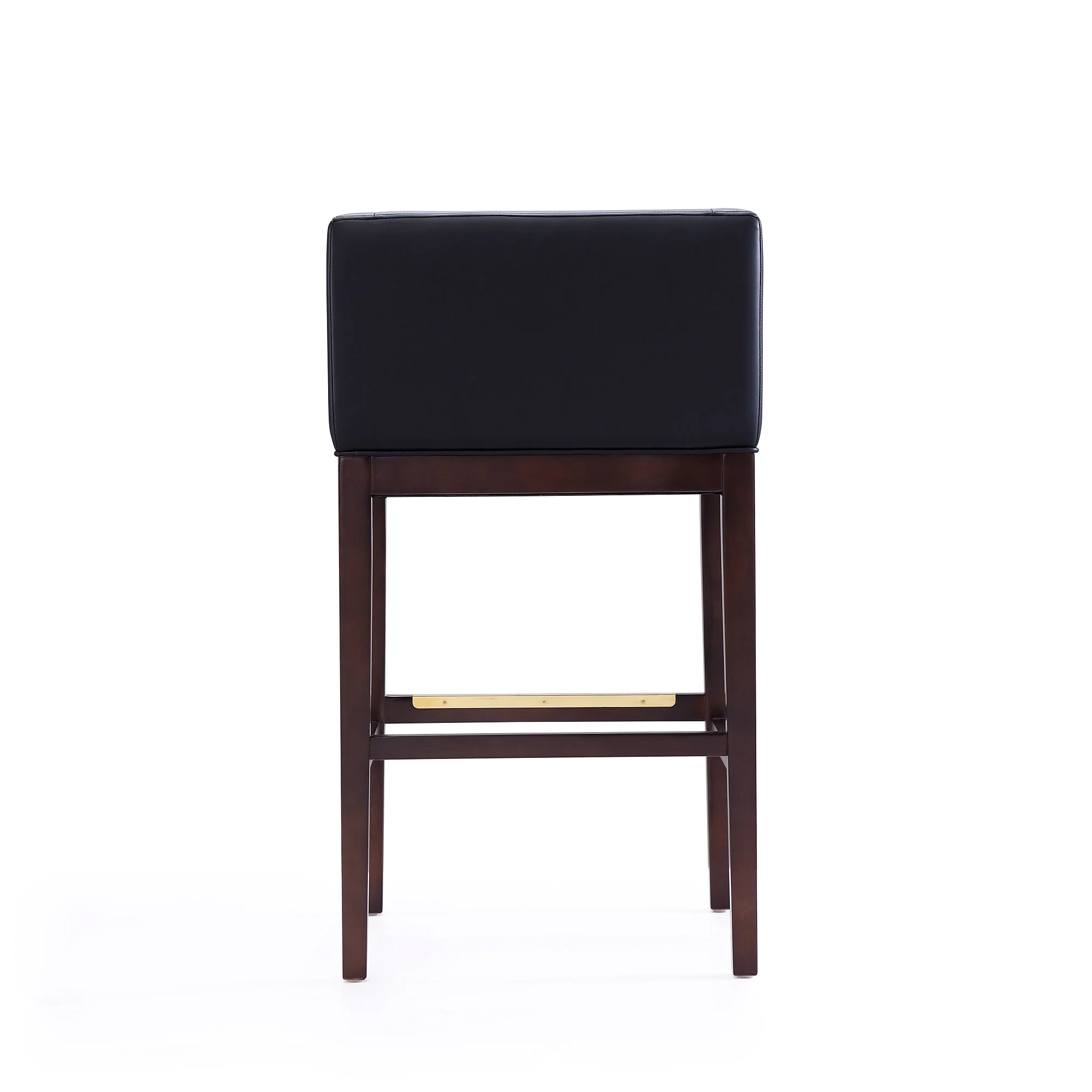 Kingsley Barstool in Black and Dark Walnut (set of 3) - Image 7