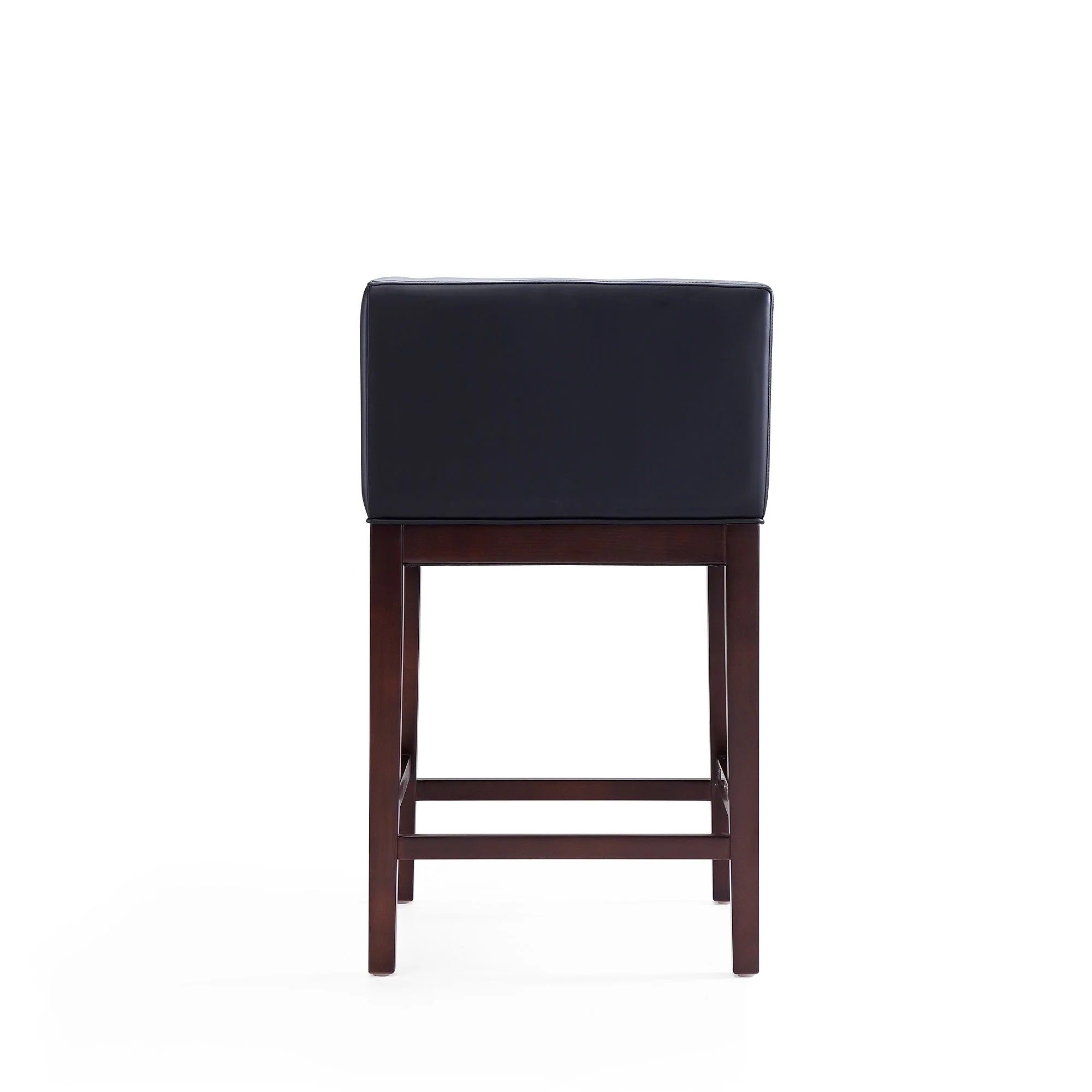 Kingsley Counter Stool in Black and Dark Walnut (set of 2) - Image 6
