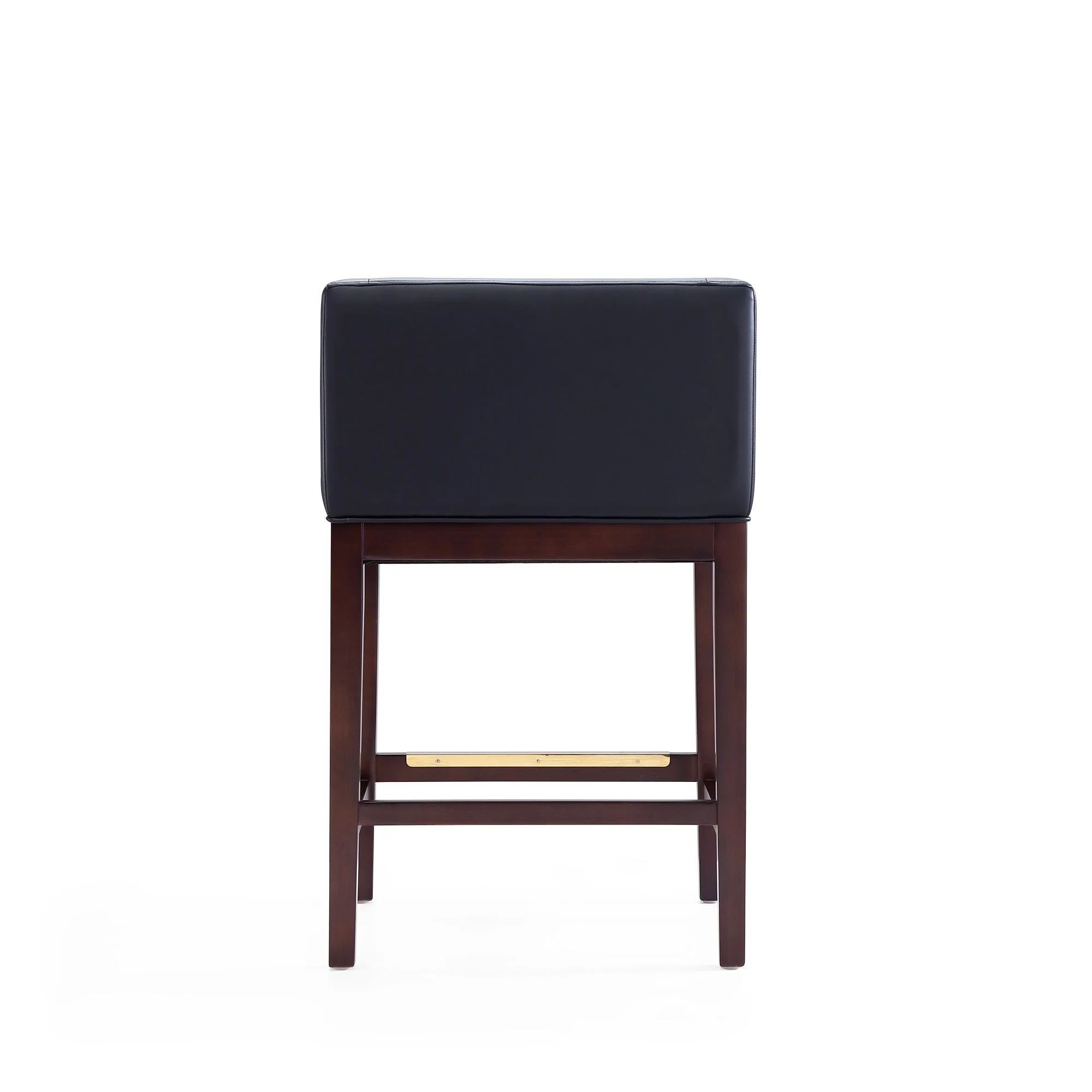 Kingsley Counter Stool in Black and Dark Walnut (set of 3) - Image 7