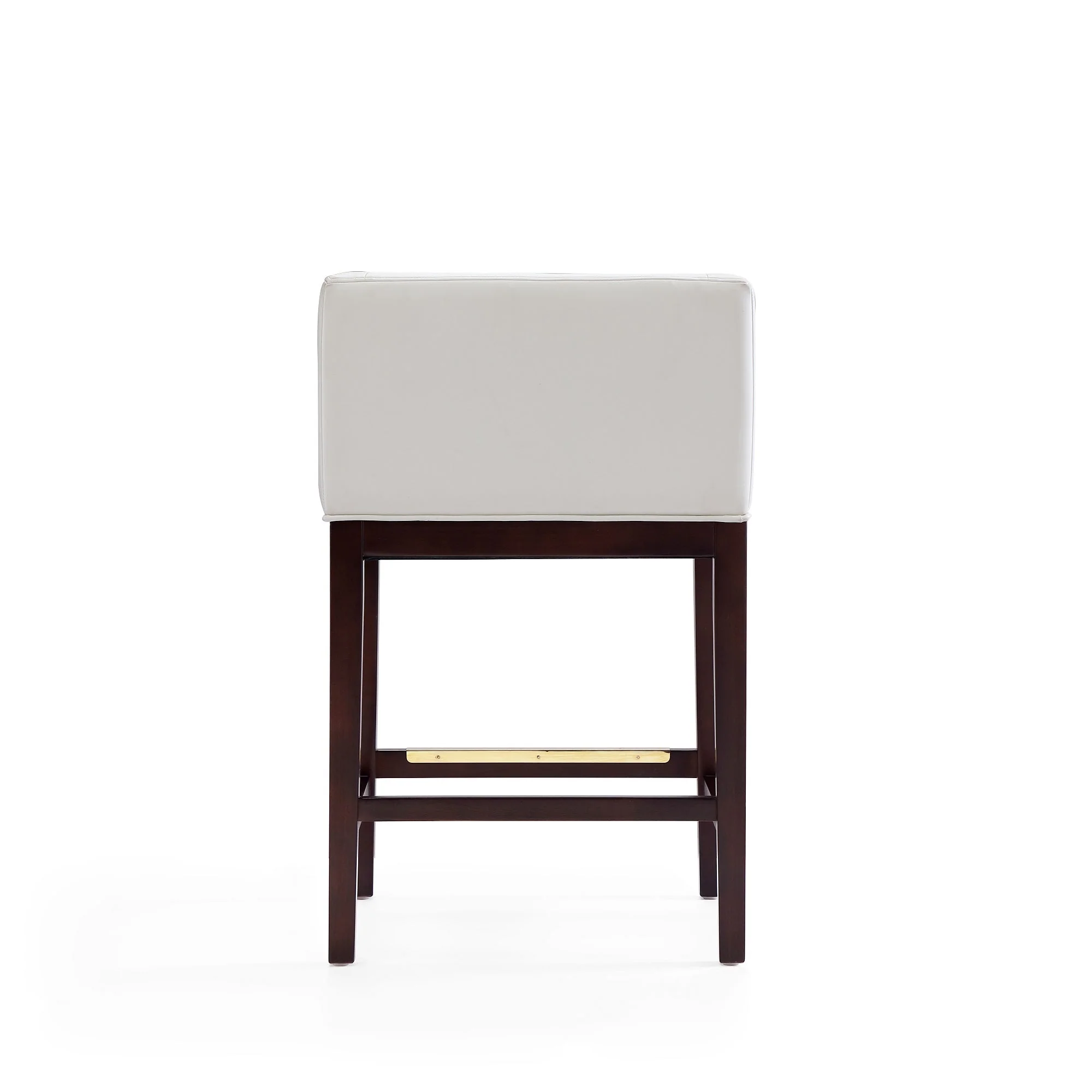Kingsley Counter Stool in Ivory and Dark Walnut (set of 3) - Image 7