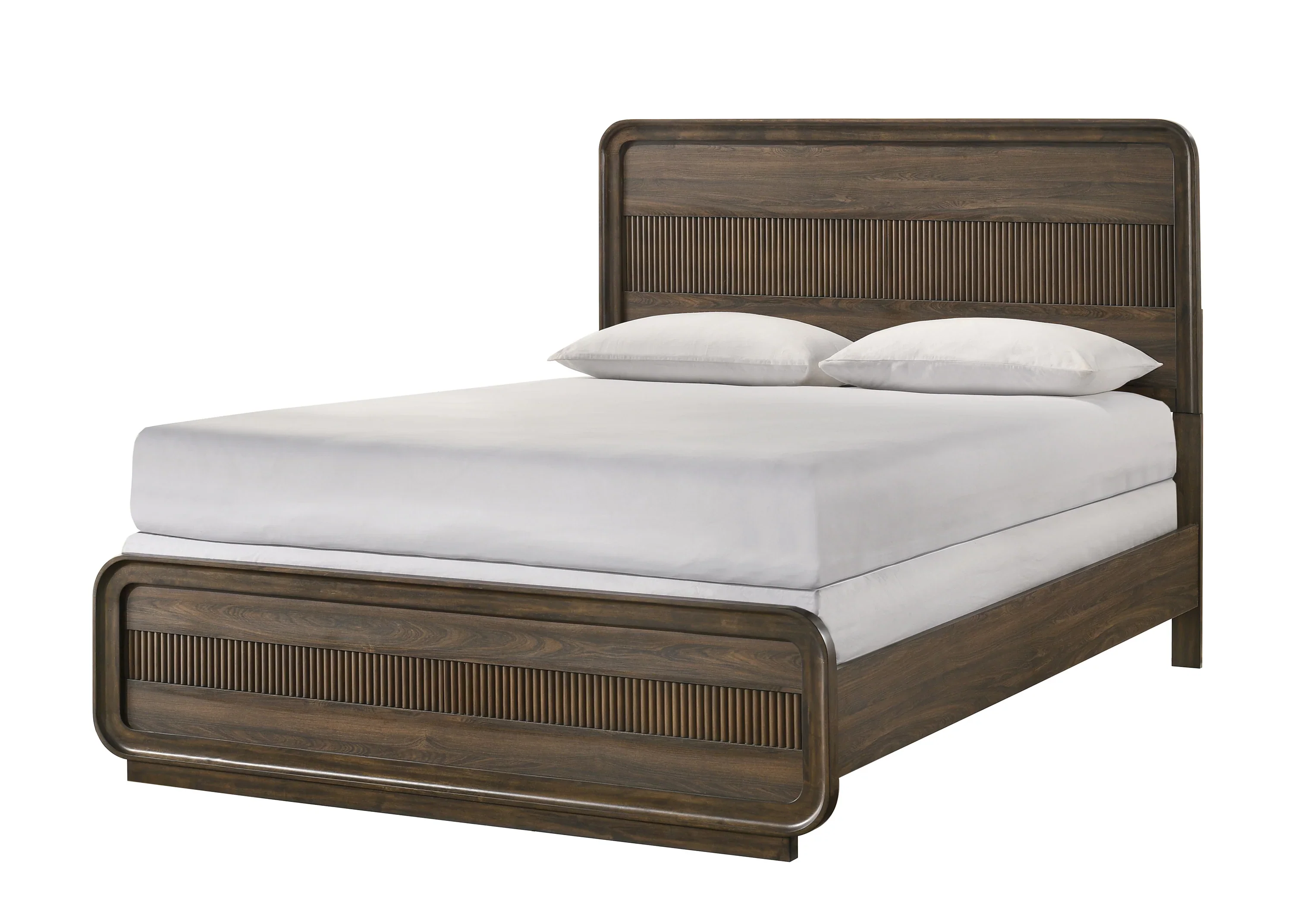 Kinkaid Warm Wood Panel Bedroom Set - Image 2