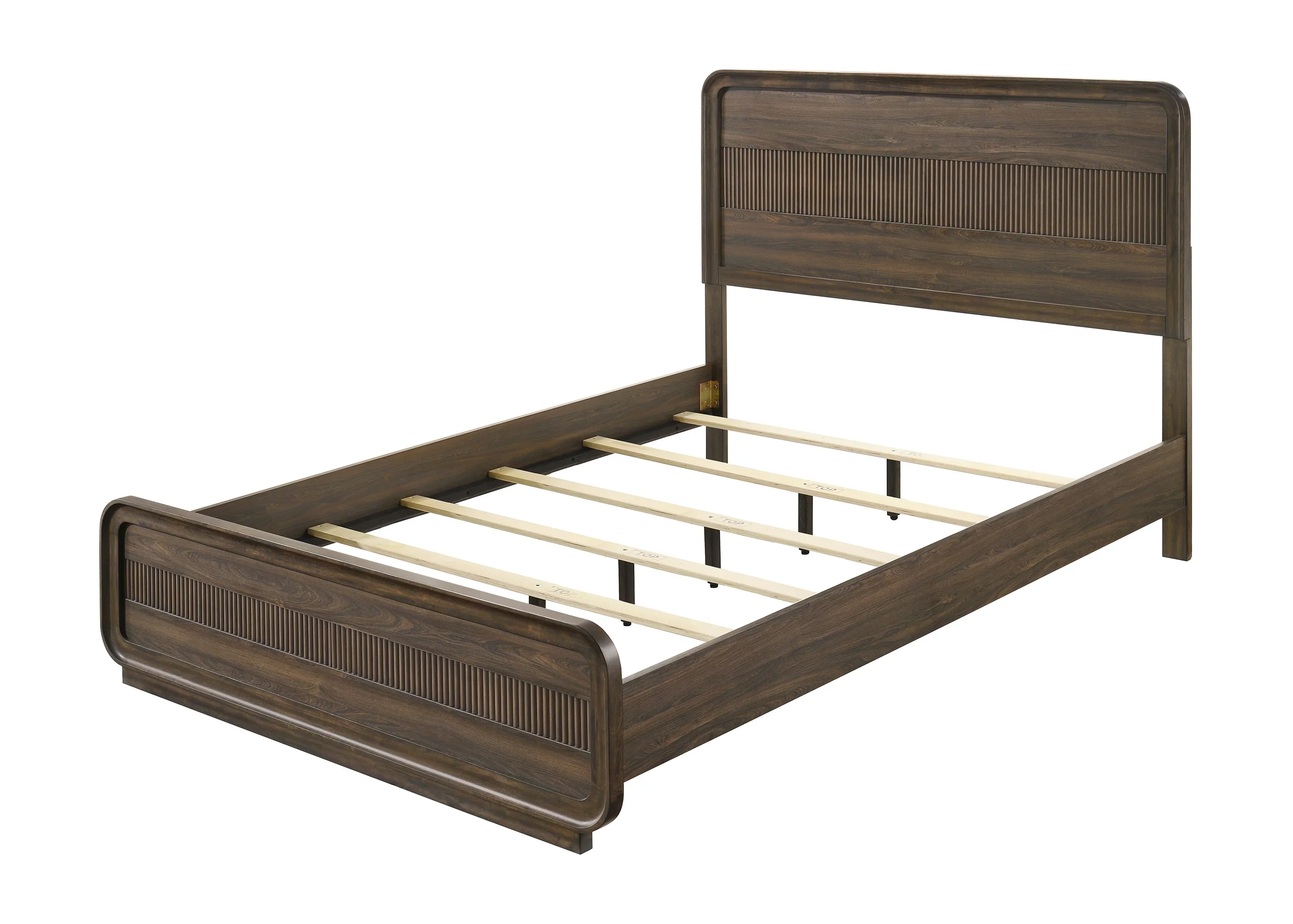 Kinkaid Warm Wood Panel Bedroom Set - Image 3