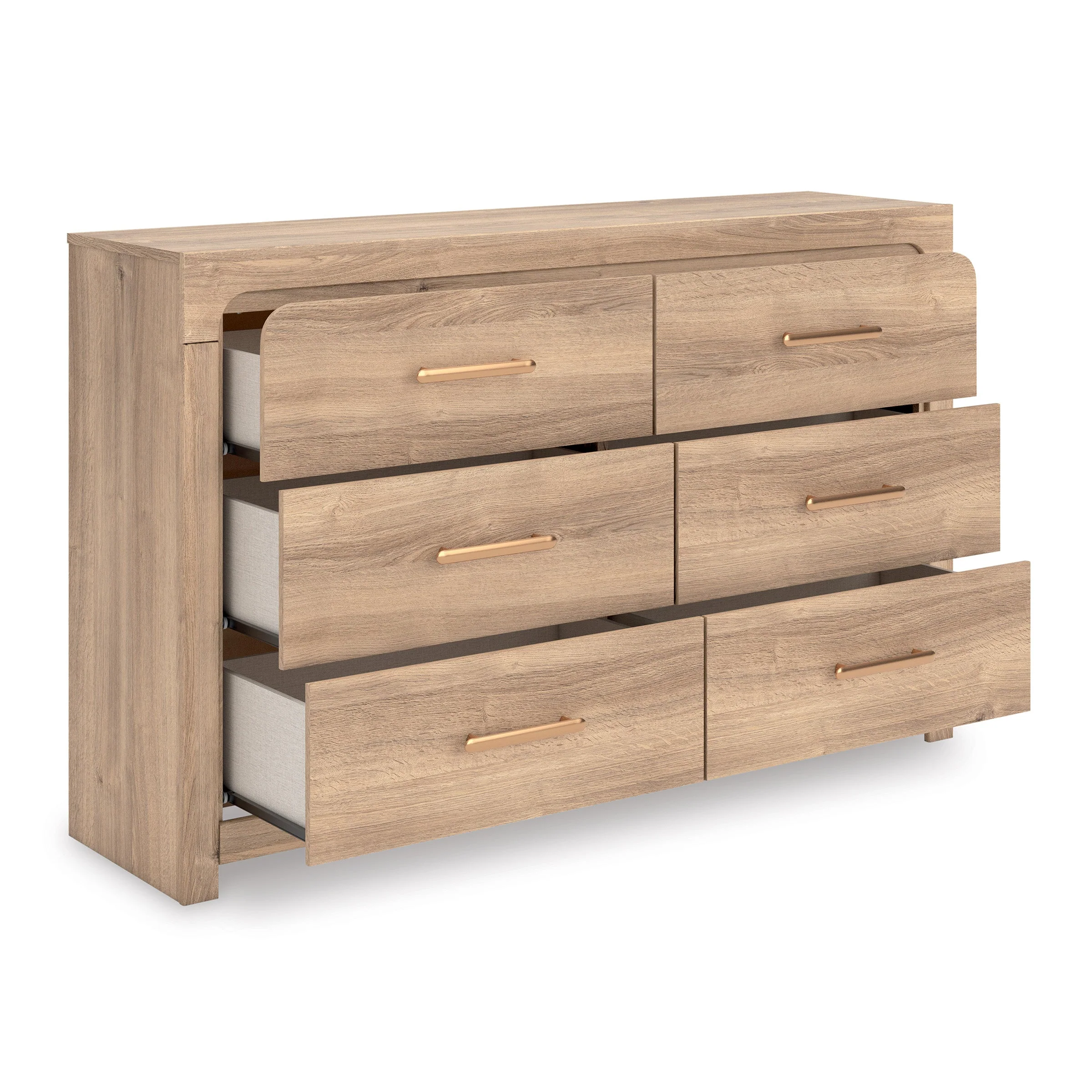 Kinlanni Tan Upholstered Platform Bedroom Set - Image 17