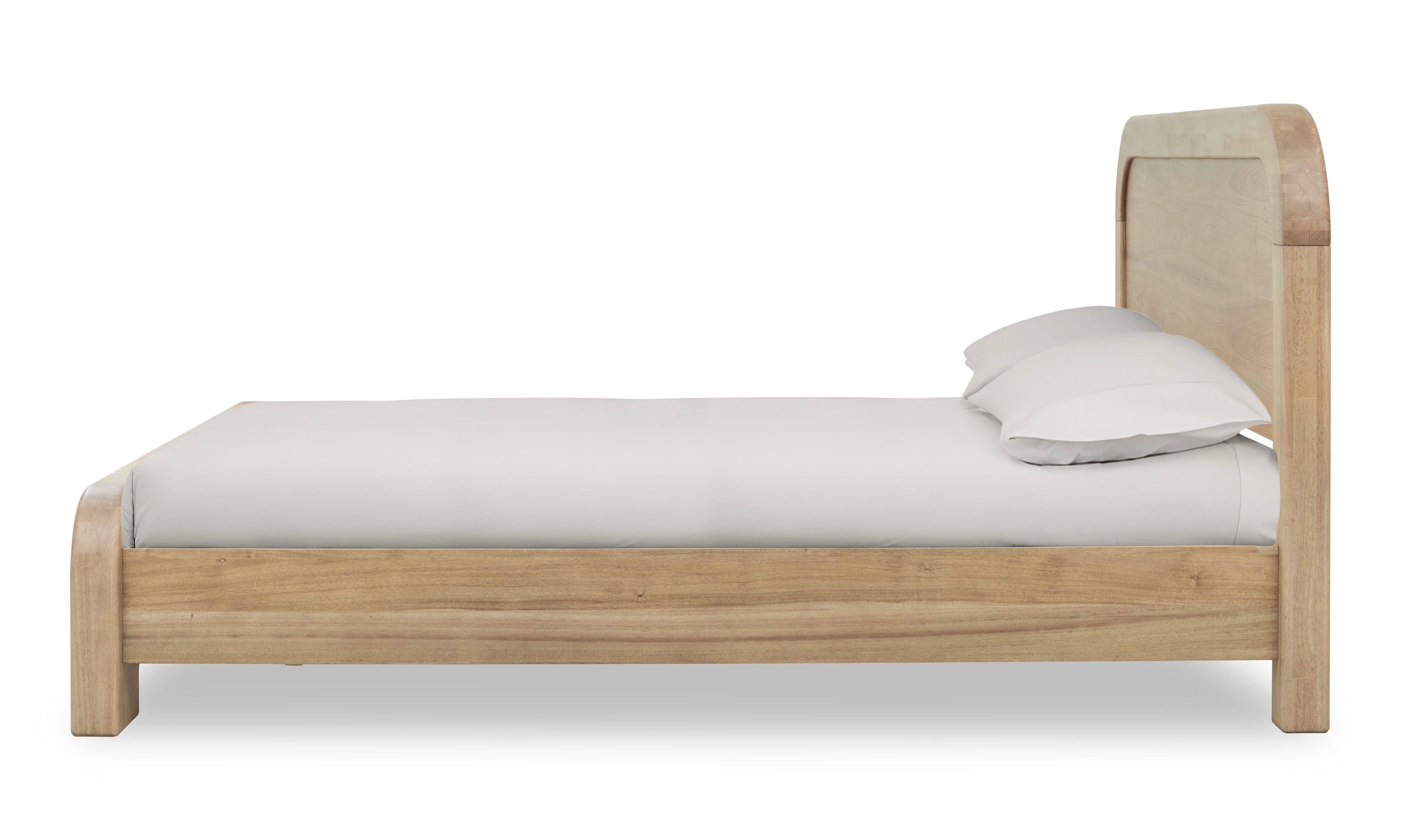 Kione Acacia Wood California King Platform Bed in Lioness - Image 3