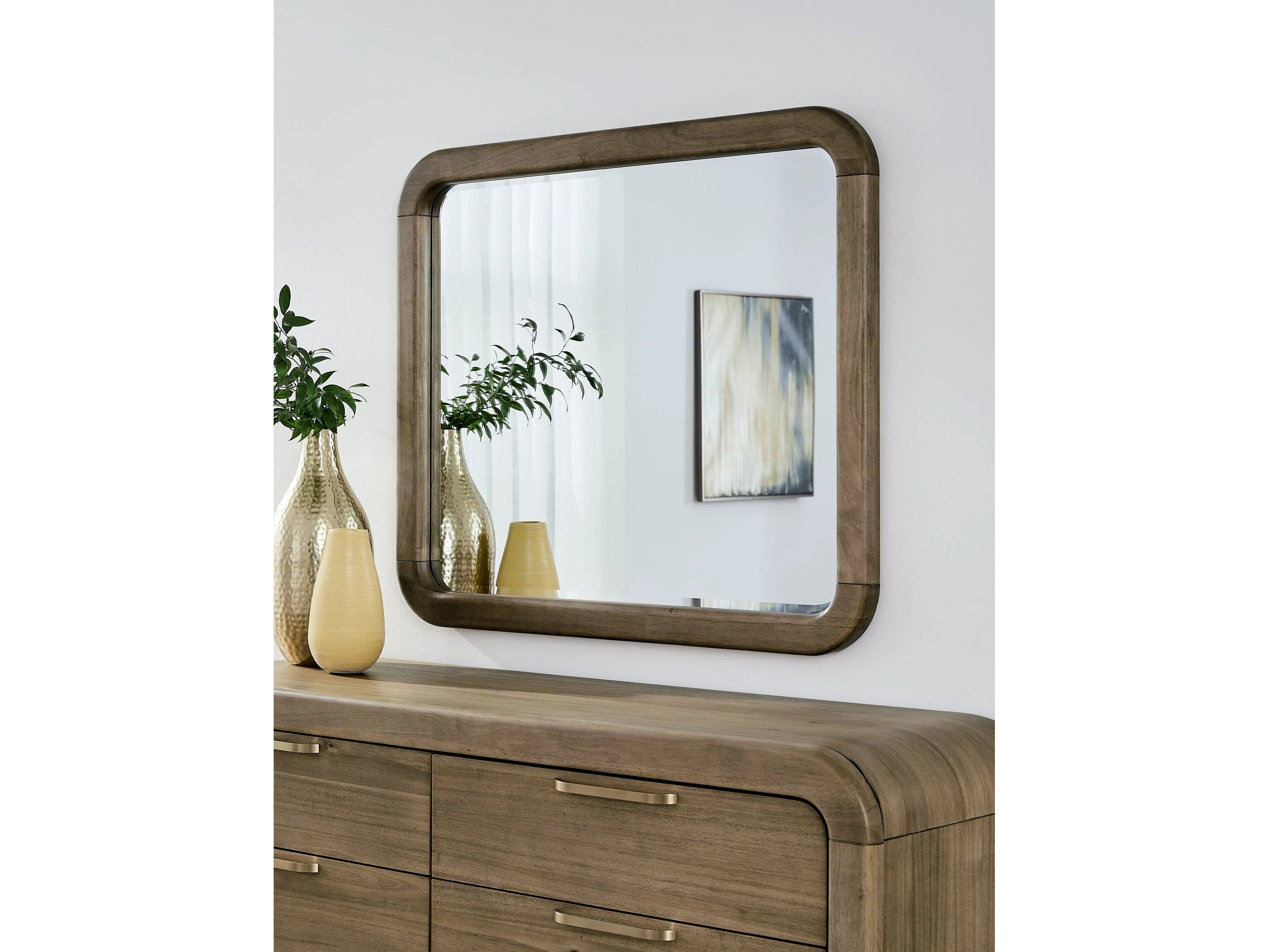 Kione Lioness Beveled Glass Wall or Dresser Mirror