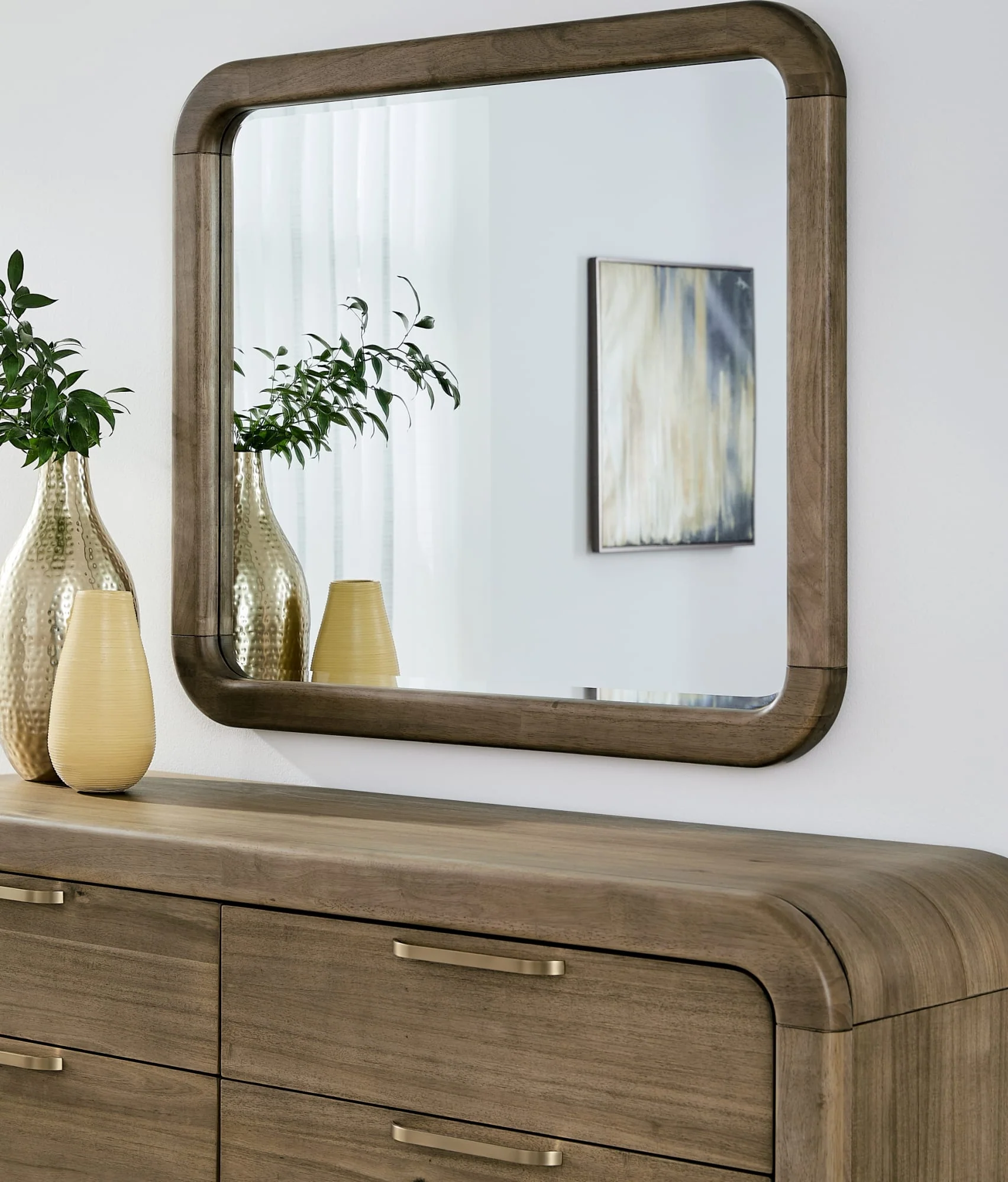 Kione Lioness Beveled Glass Wall or Dresser Mirror - Image 2