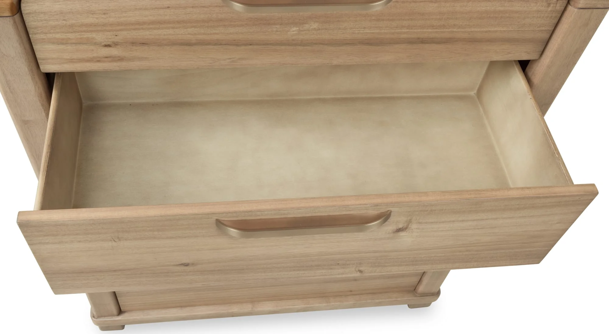 Kione Lioness Five Drawer Acacia Wood Chest - Image 8