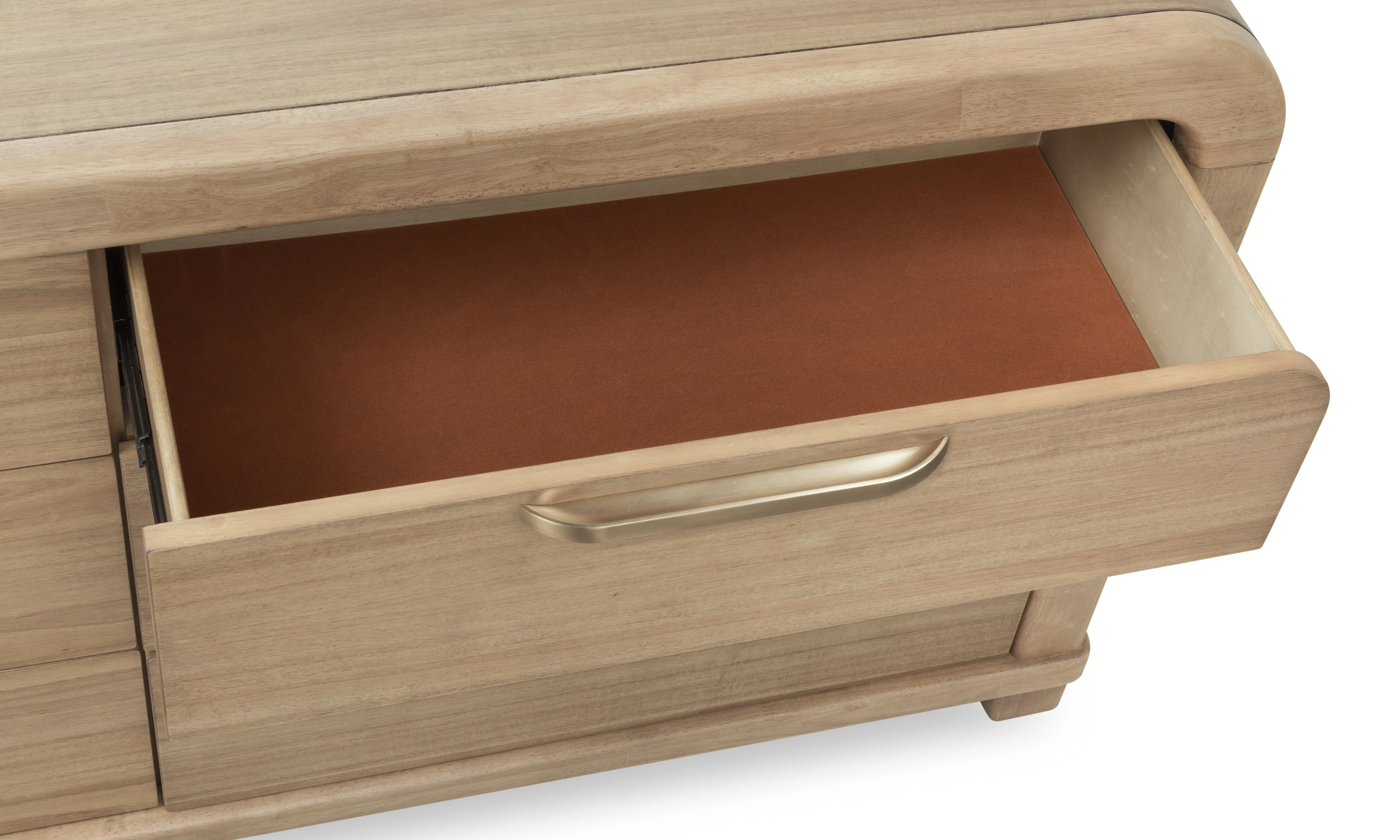 Kione Six Drawer Acacia Wood Dresser in Lioness - Image 3