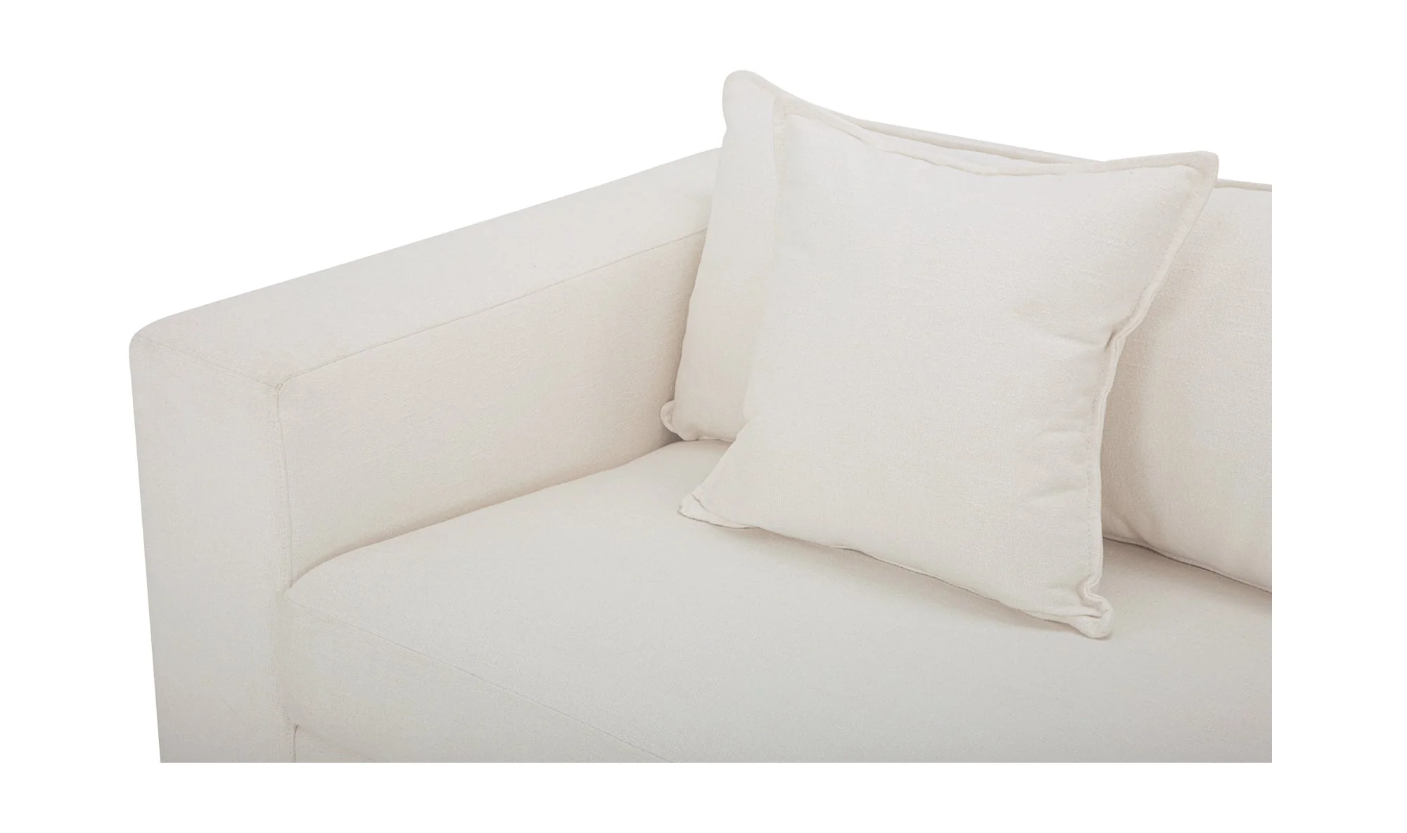 Kiran Sleeper Sofa White - Image 15