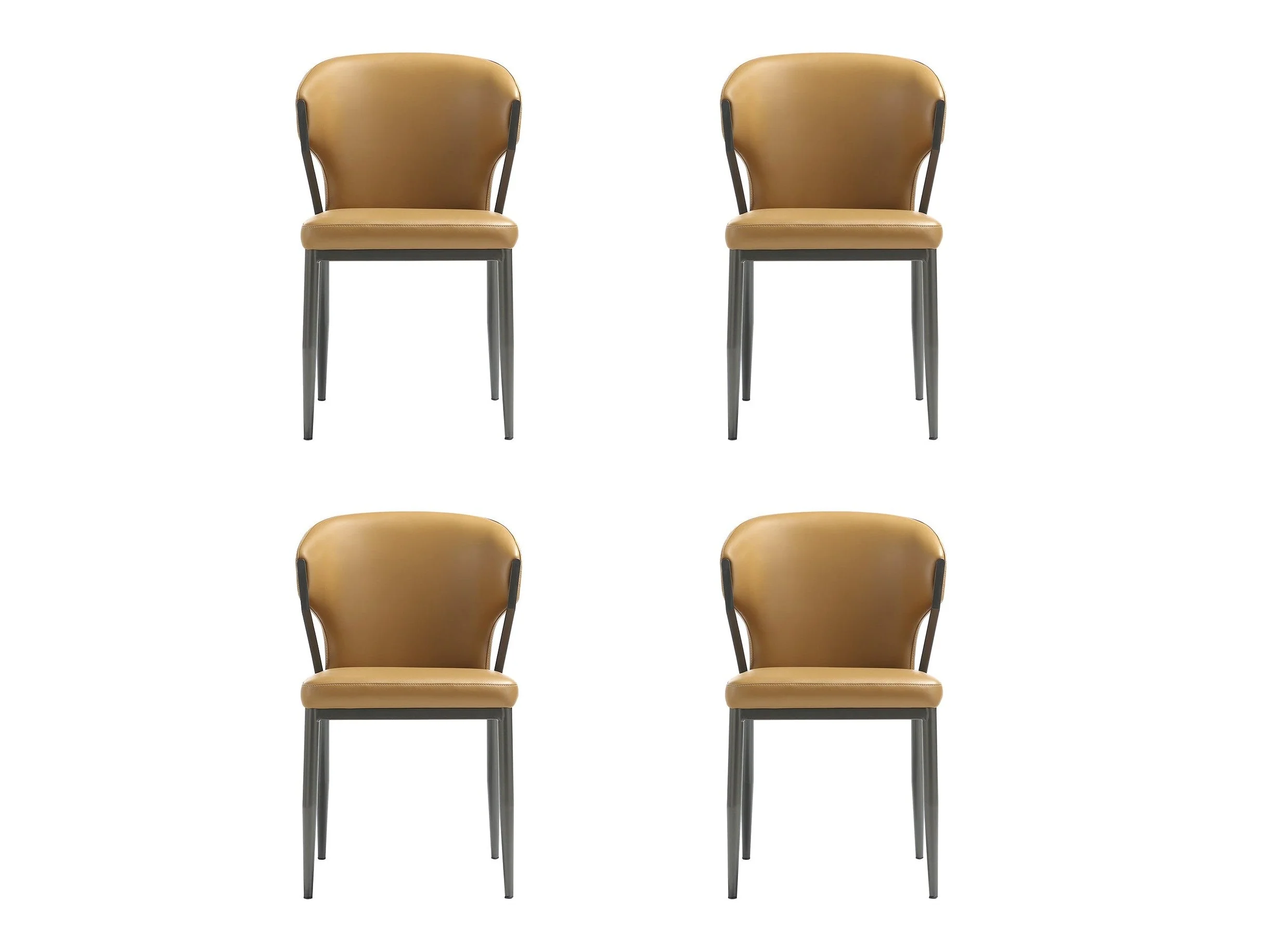 Kirsten Dining Chair in Camel (set of 4)