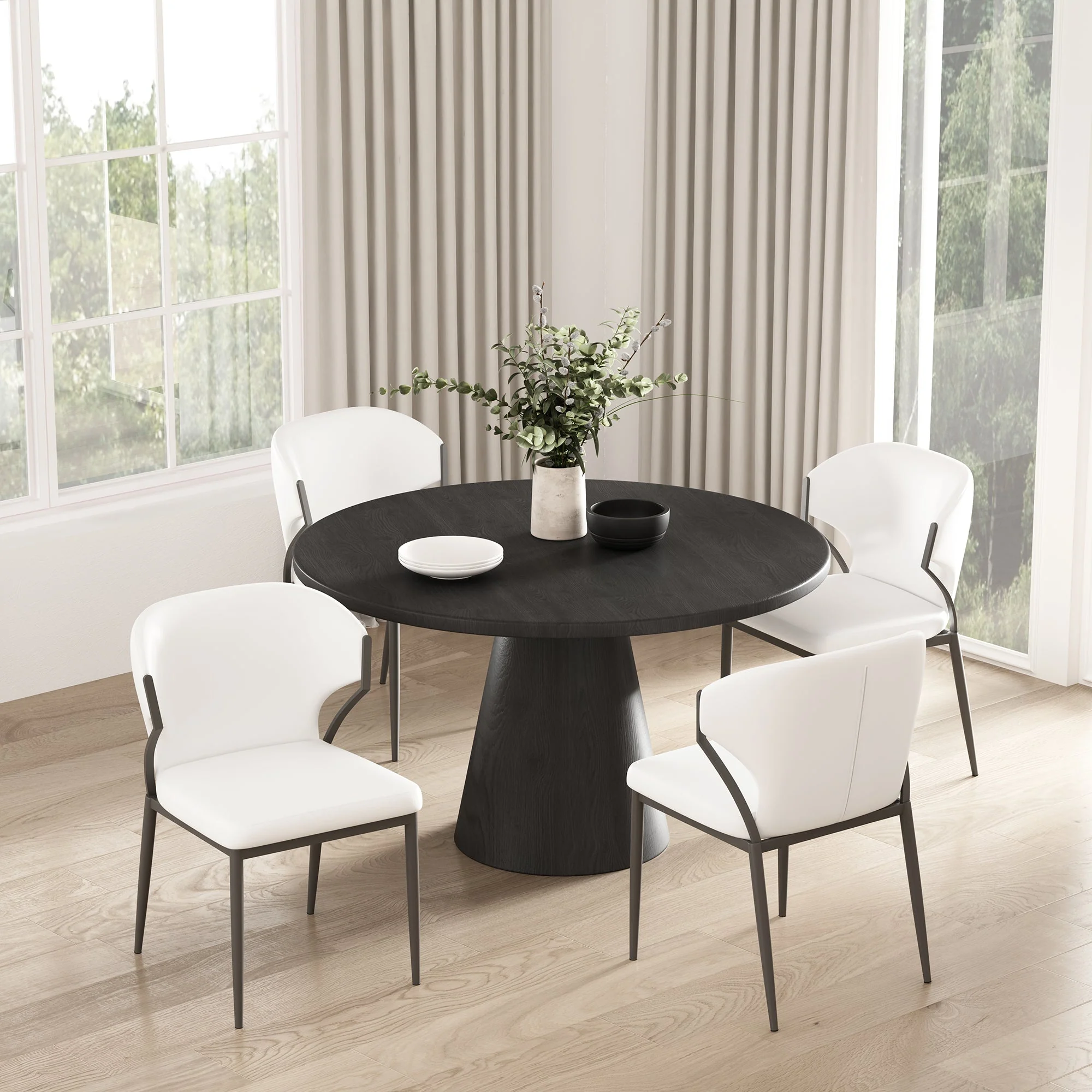 Kirsten Dining Chair in White (set of 4) - Image 2