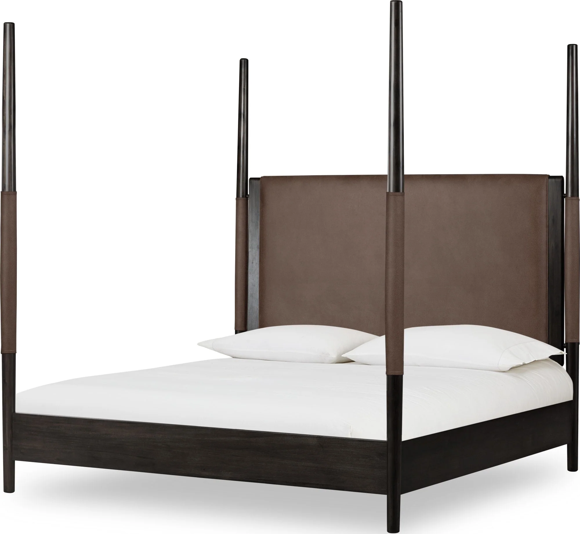 Koko Minx California King Upholstered Poster Bed - Image 4