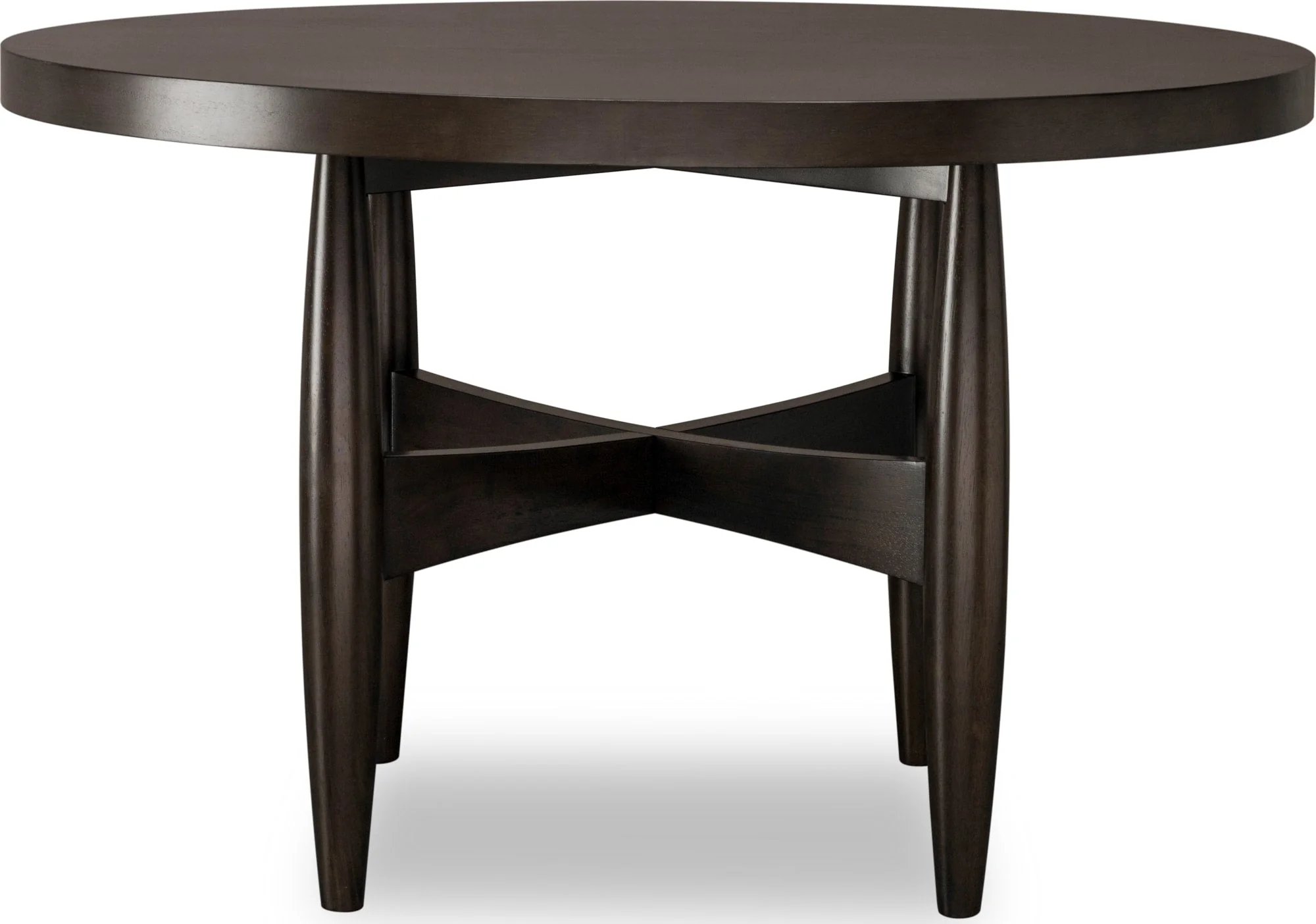Koko Minx Round Acacia Wood Dining Table - Image 3