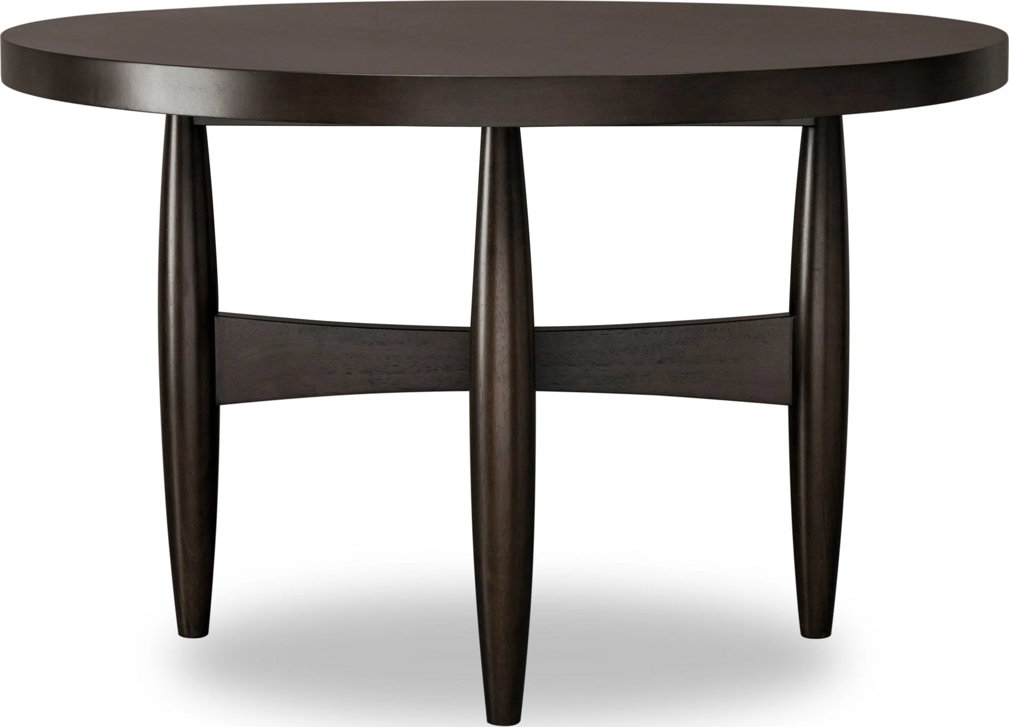 Koko Minx Round Acacia Wood Dining Table - Image 4