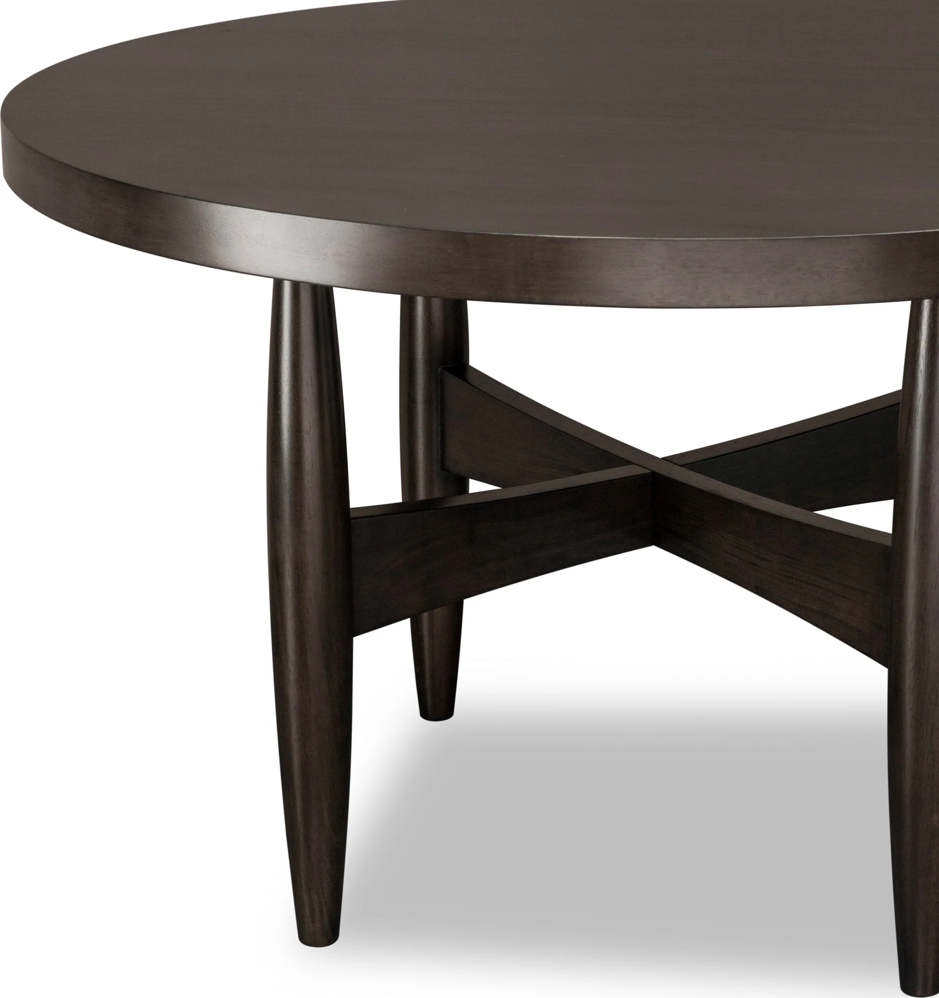 Koko Minx Round Acacia Wood Dining Table - Image 5