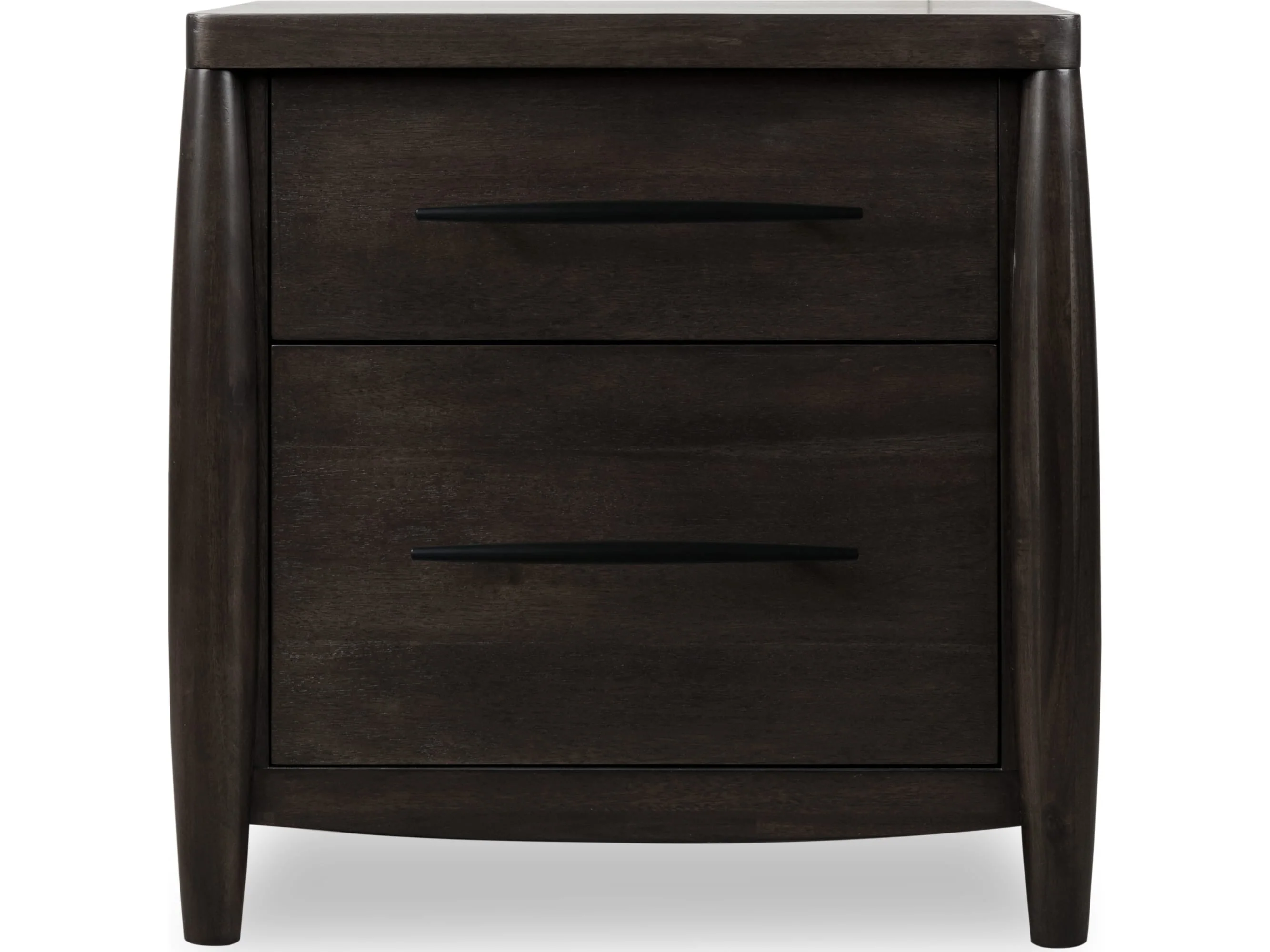 Koko Minx Two Drawer Nightstand with Cord Management