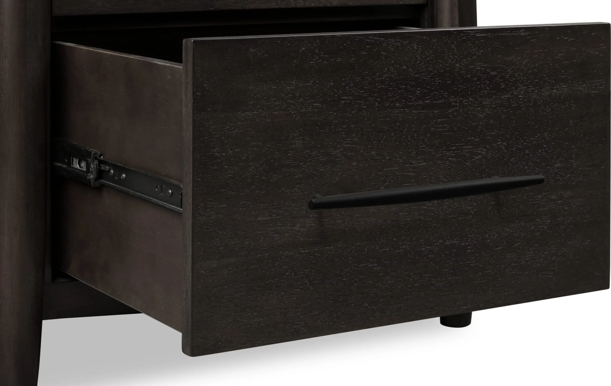 Koko Minx Two Drawer Nightstand with Cord Management - Image 5