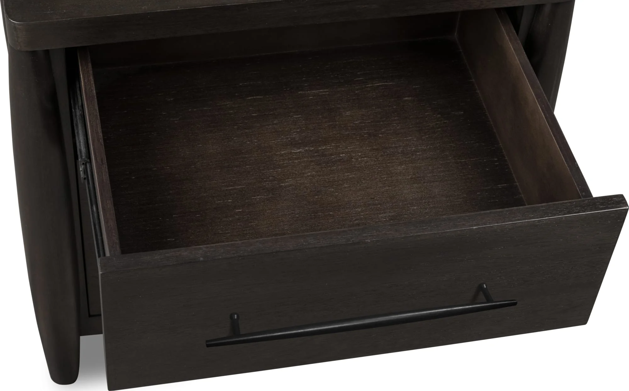 Koko Minx Two Drawer Nightstand with Cord Management - Image 6