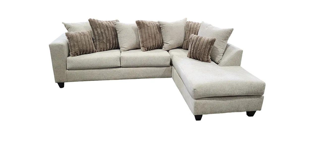 Kora Beige 2-Piece Right Arm Facing (RAF) Sectional - Image 2
