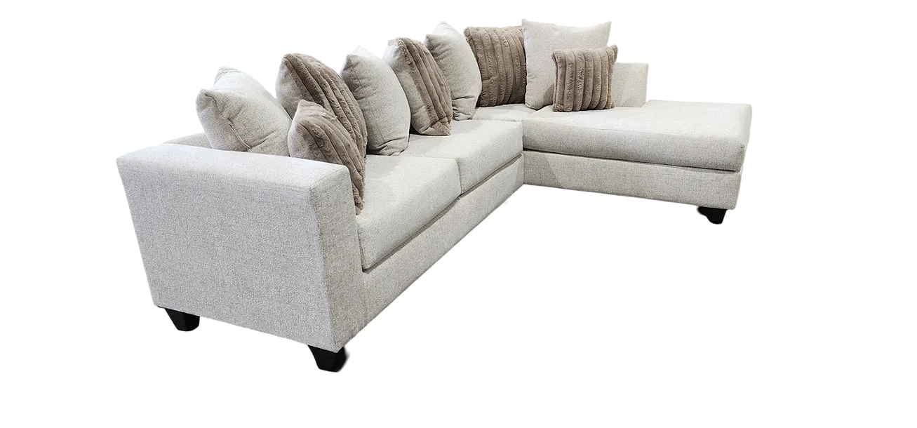 Kora Beige 2-Piece Right Arm Facing (RAF) Sectional - Image 3