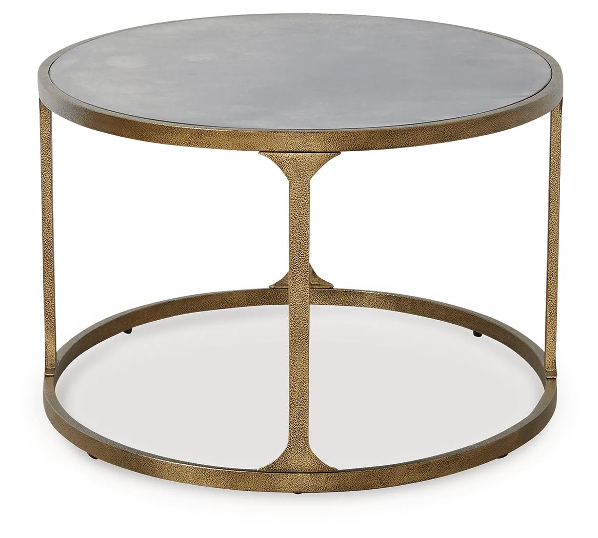 Korajane Antique Gold Coffee Table - Image 4