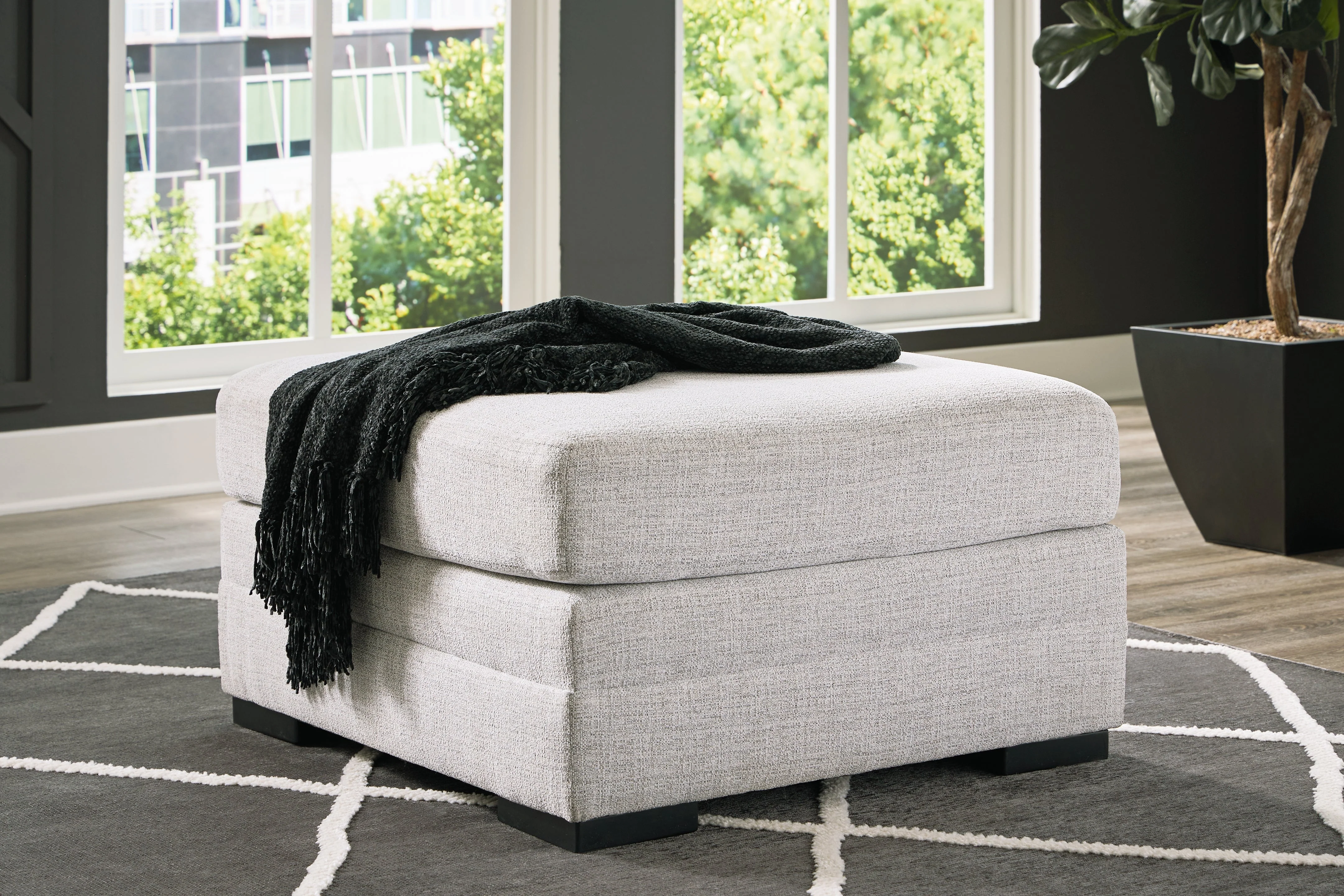 Koralynn Stone 3-Piece LAF Sectional with Ottoman - Image 8