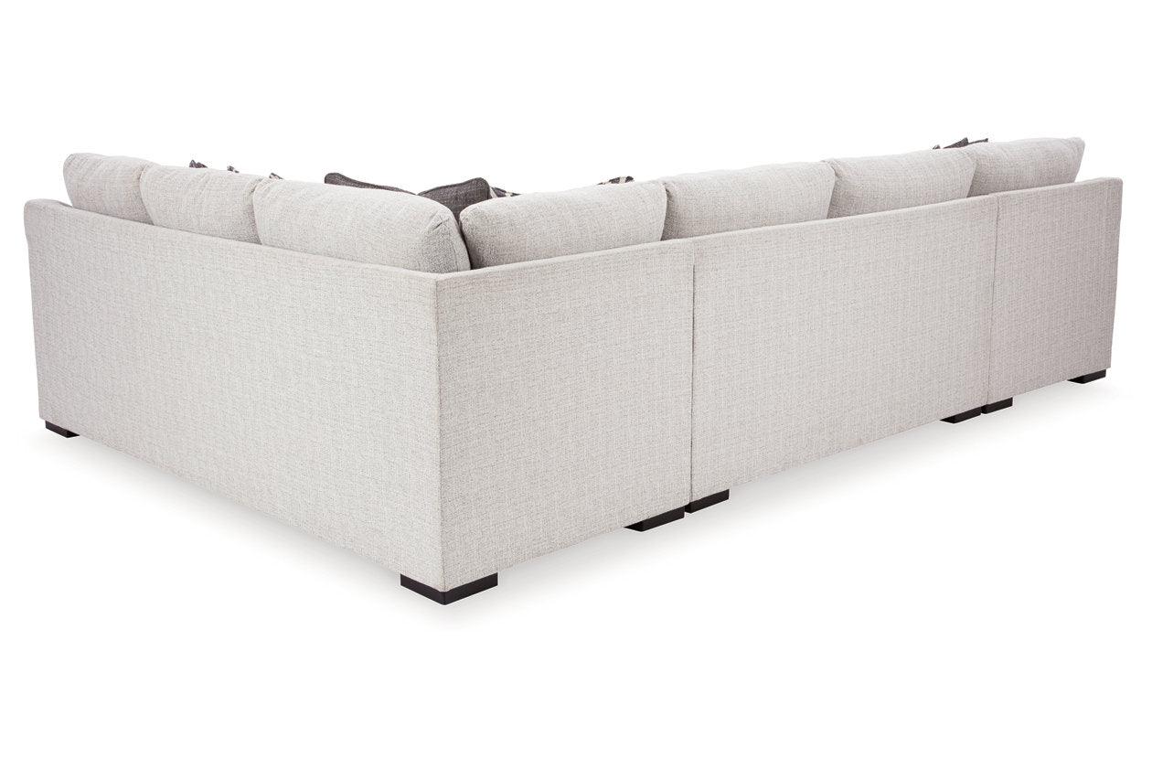 Koralynn Stone 3-Piece Left Arm Facing Chaise Sectional - Image 3