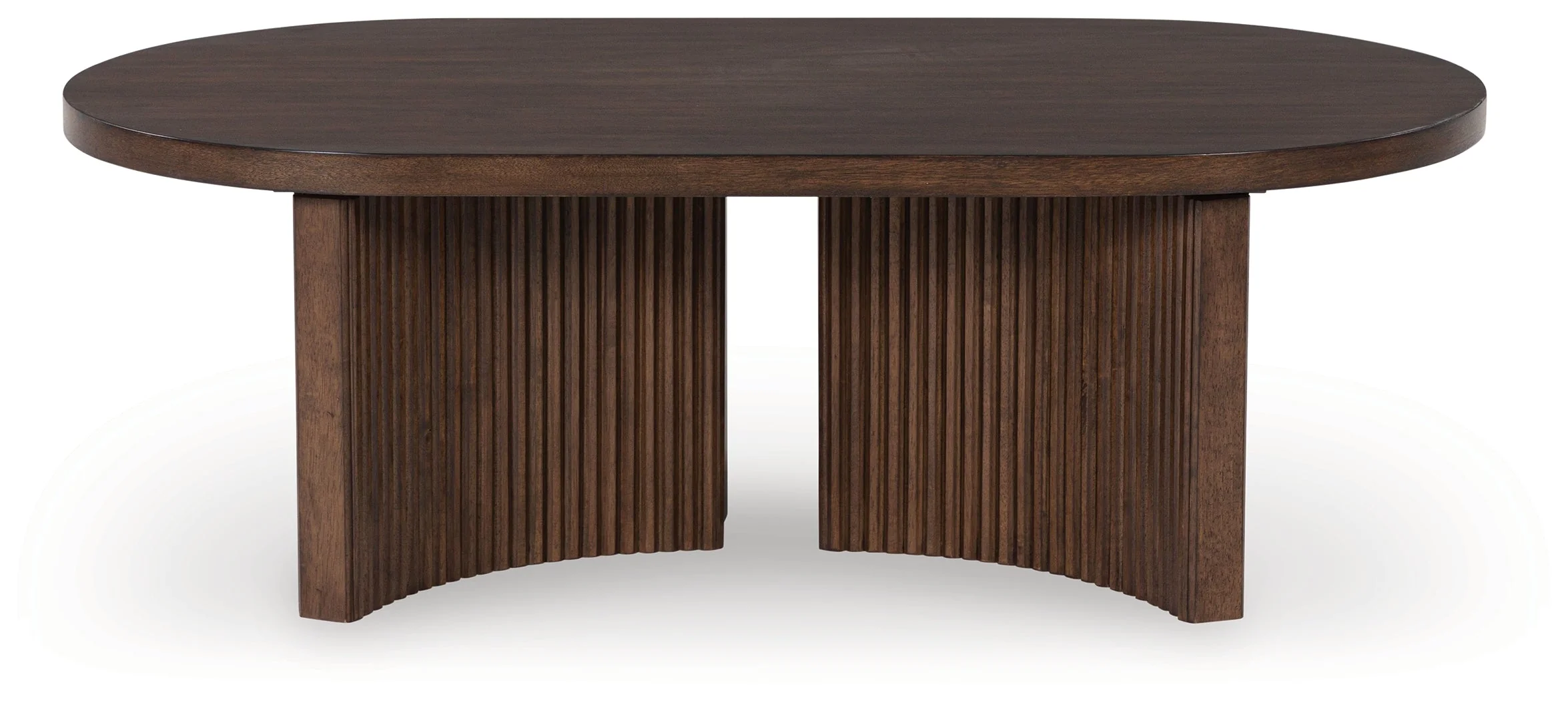 Korestone Coffee Table with 1 End Table in Dark Brown