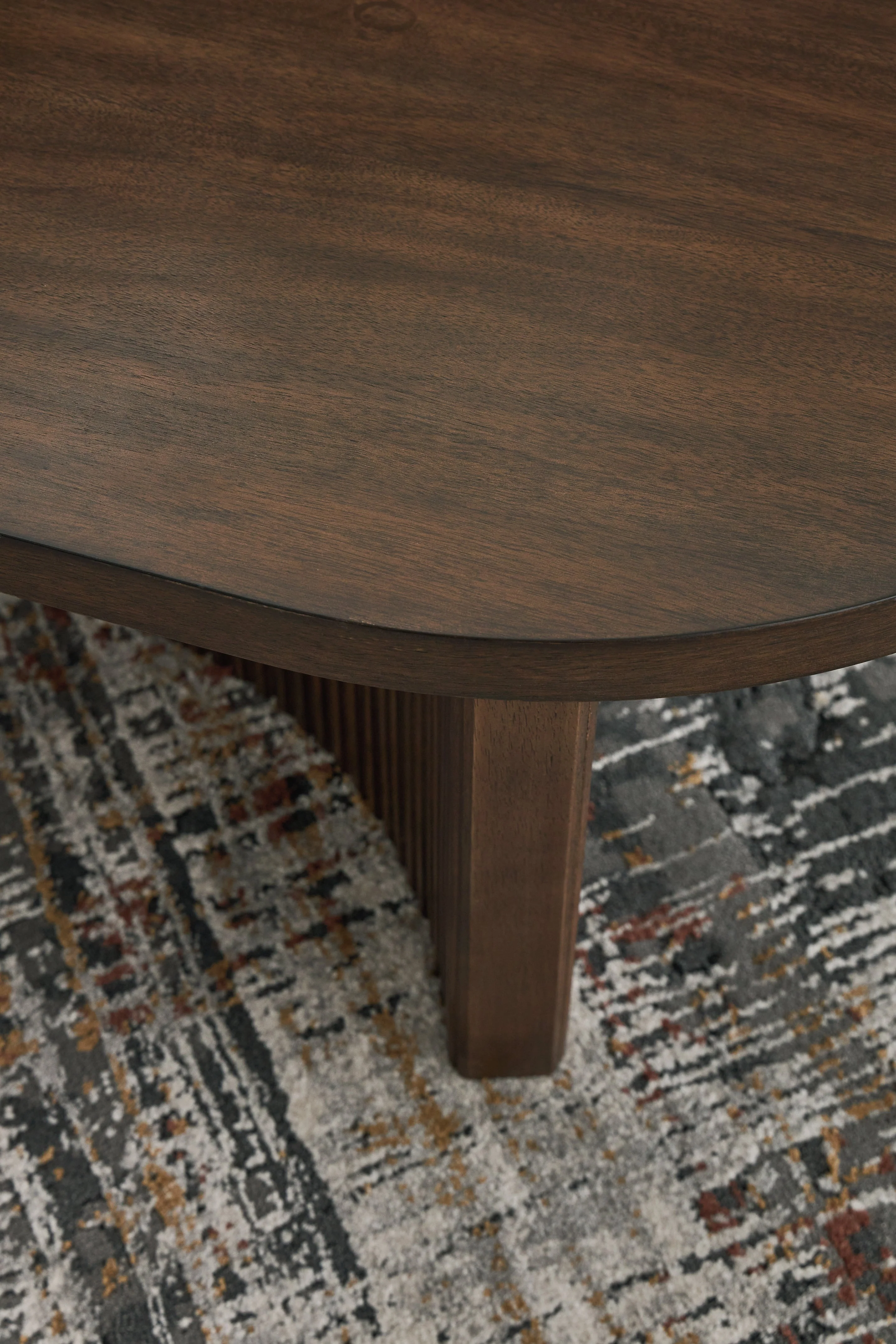 Korestone Coffee Table with 1 End Table in Dark Brown - Image 10
