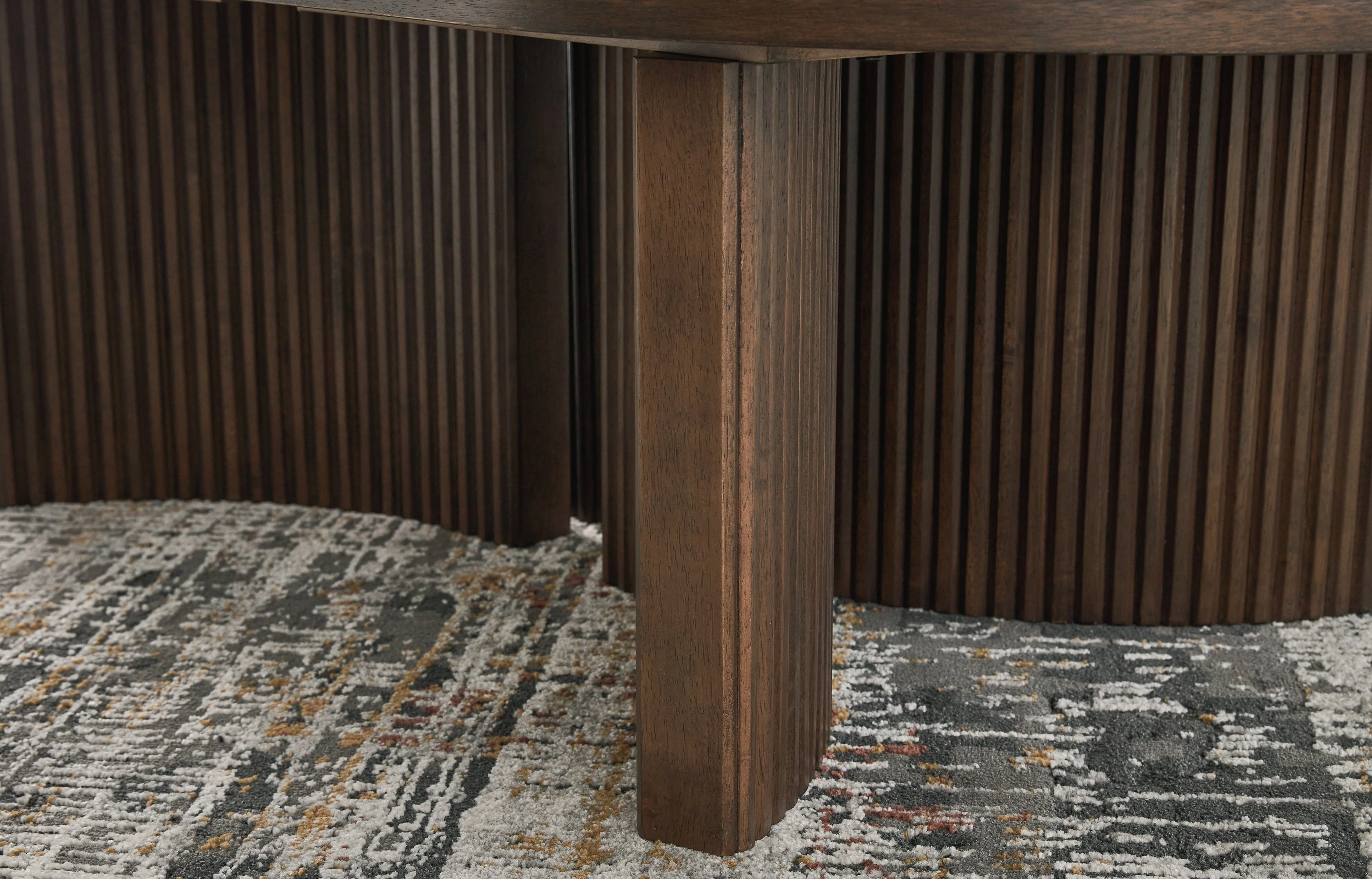 Korestone Coffee Table with 1 End Table in Dark Brown - Image 11