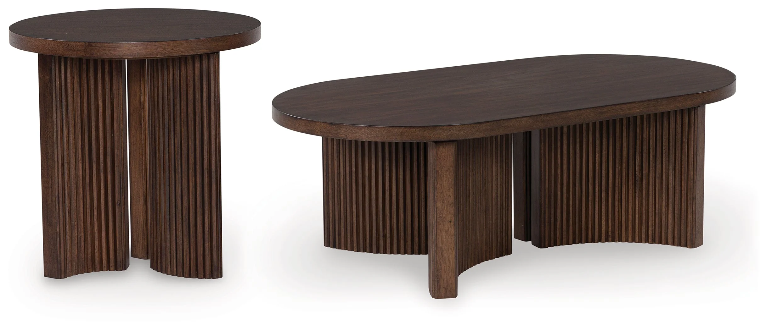 Korestone Coffee Table with 1 End Table in Dark Brown - Image 15