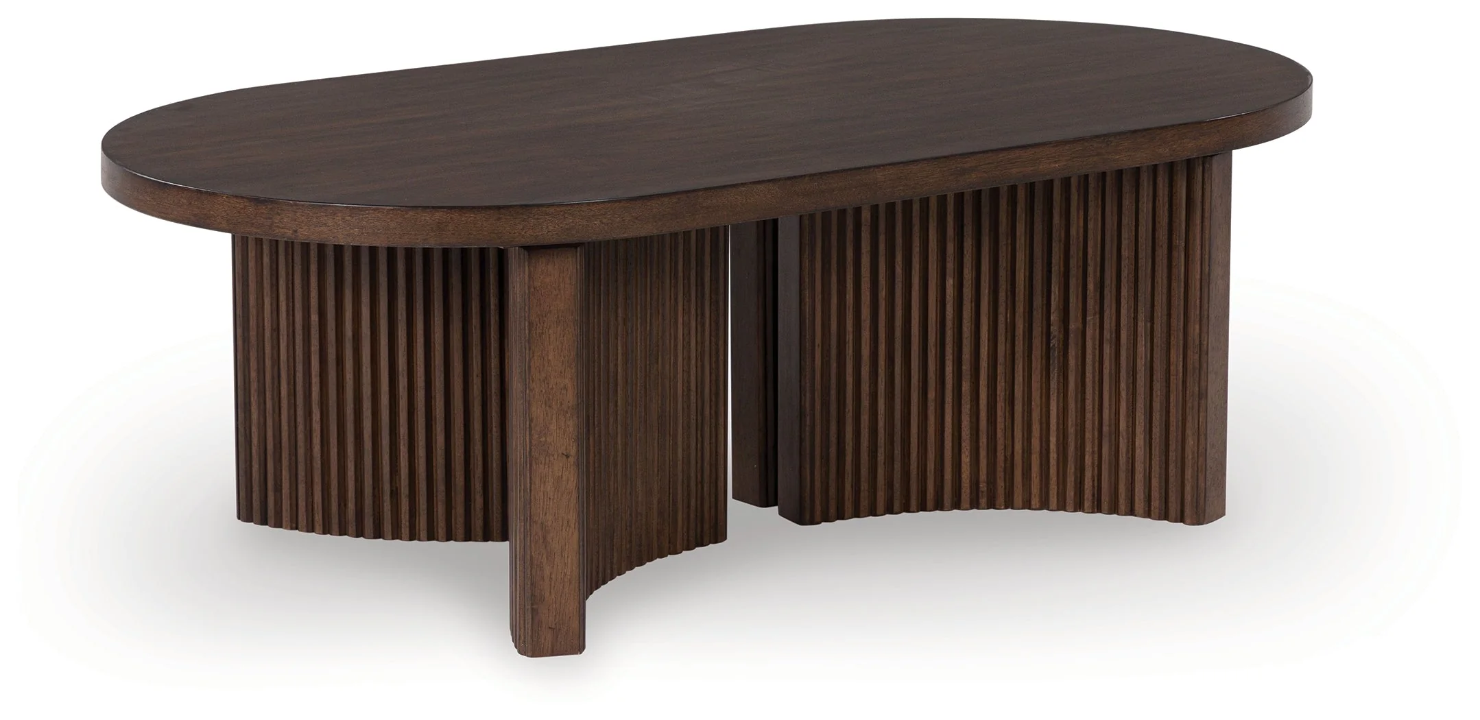 Korestone Coffee Table with 1 End Table in Dark Brown - Image 2